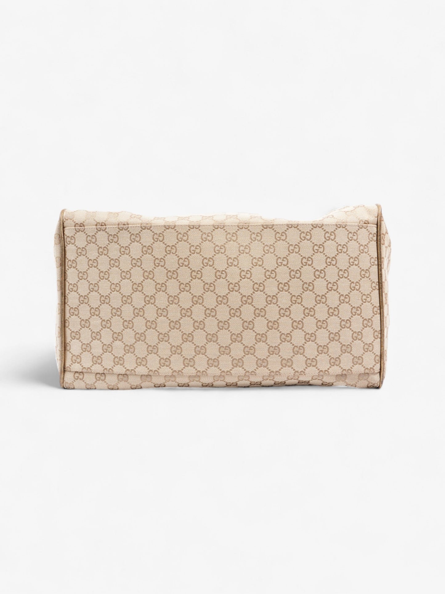 Gucci Interlocking G Travel Bag GG Supreme / Gold / Pink Canvas