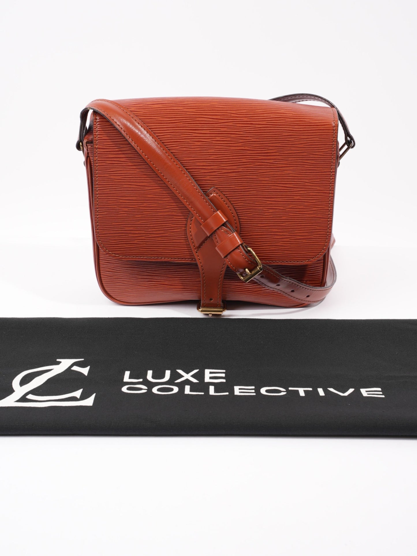 Louis Vuitton Cartouchiere Brown Epi Leather MM