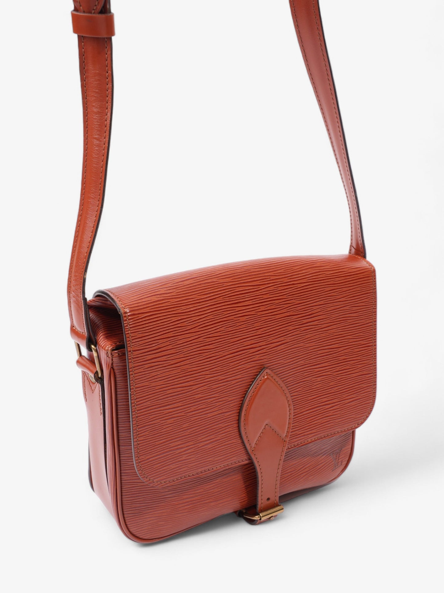 Louis Vuitton Cartouchiere Brown Epi Leather MM