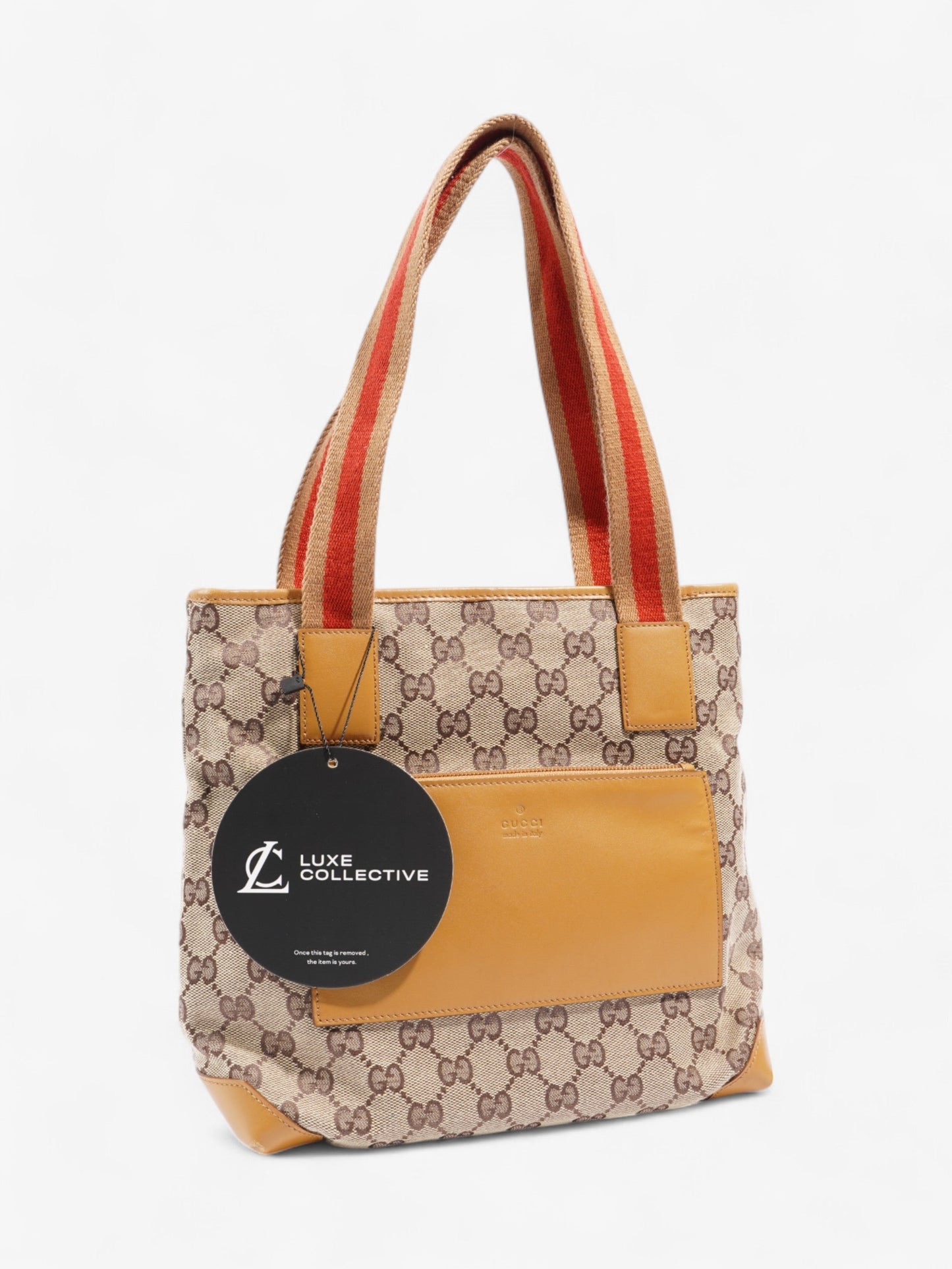 Gucci GG Canvas Tote Monogram / Red Canvas
