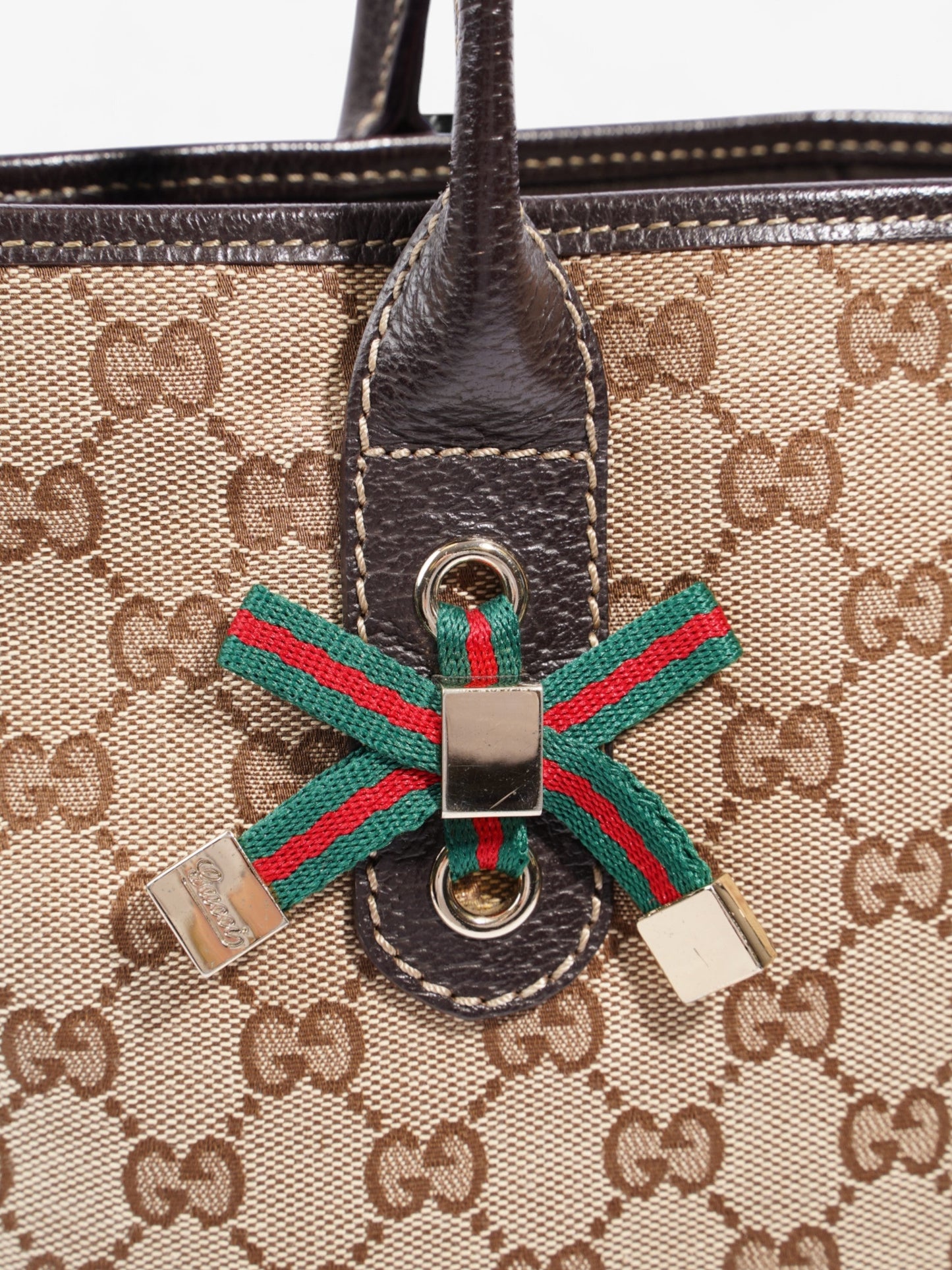 Gucci Princy Tote Brown / Beige Canvas