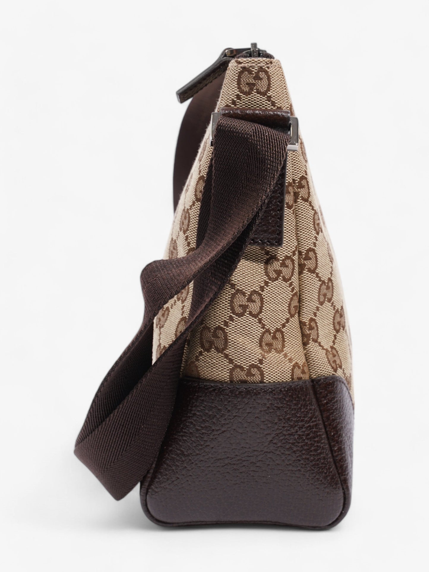 Gucci GG Canvas Messenger Brown  Canvas