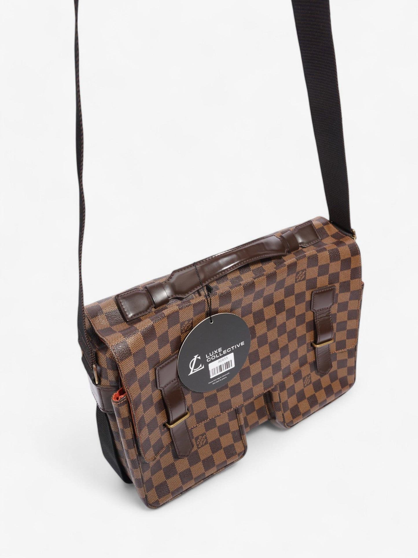 Louis Vuitton Broadway Damier Ebene Coated Canvas