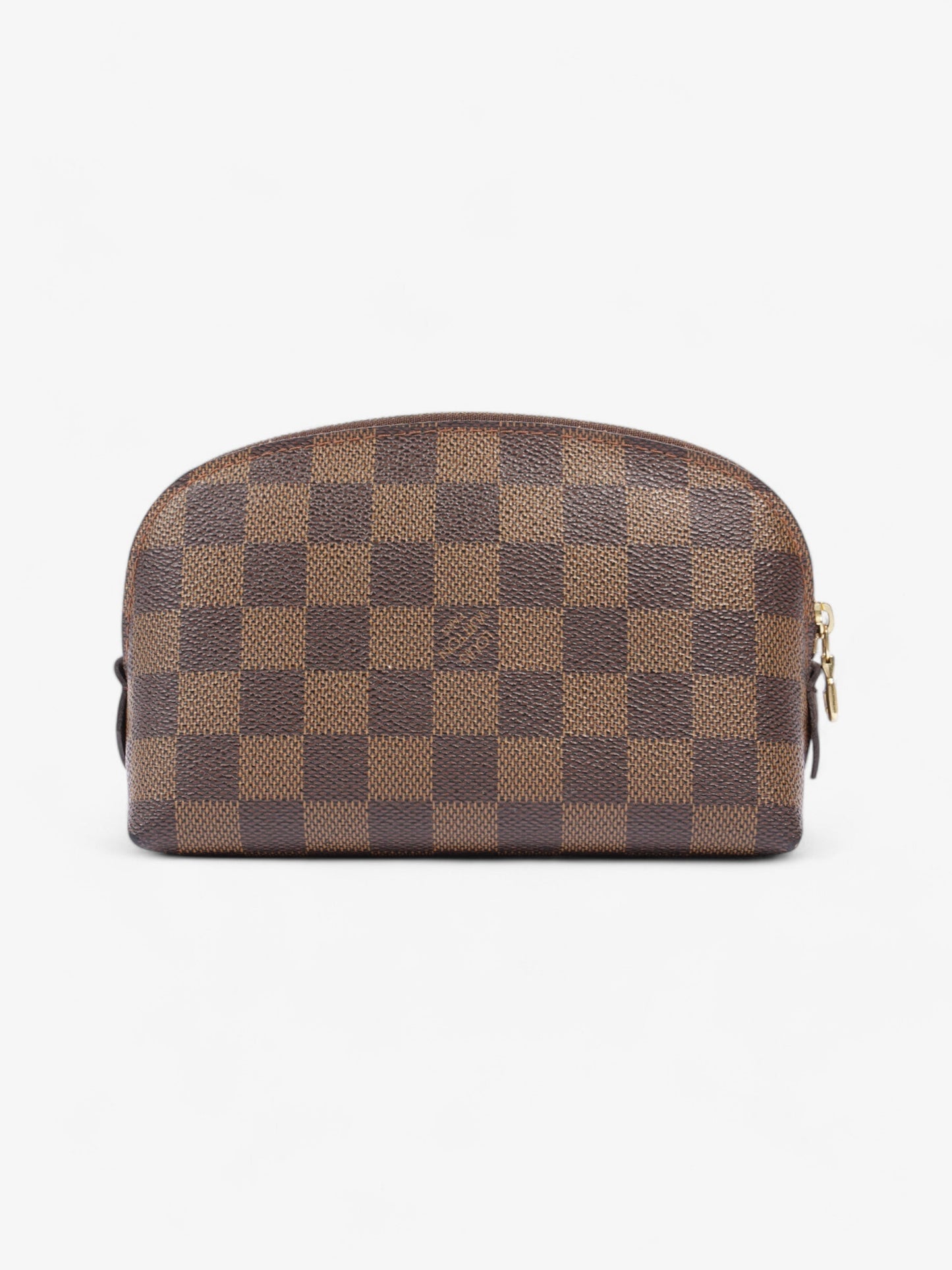 Louis Vuitton Cosmetic Pouch Damier Ebene Coated Canvas PM