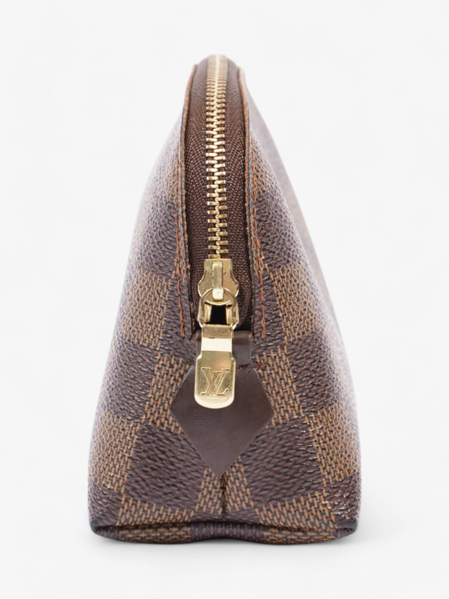 Louis Vuitton Cosmetic Pouch Damier Ebene Coated Canvas PM