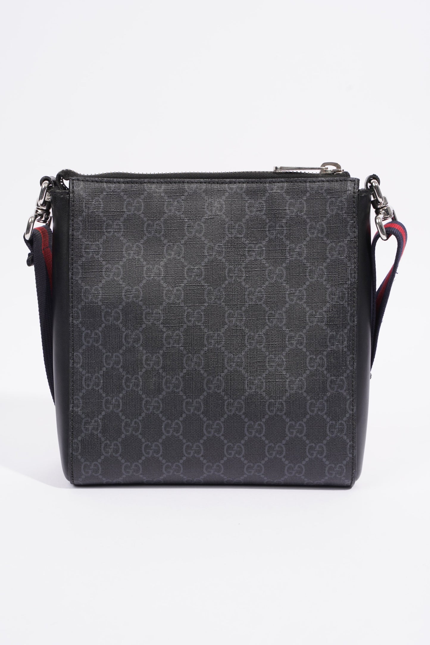 Gucci Small Messenger Black GG Supreme Coated Canvas