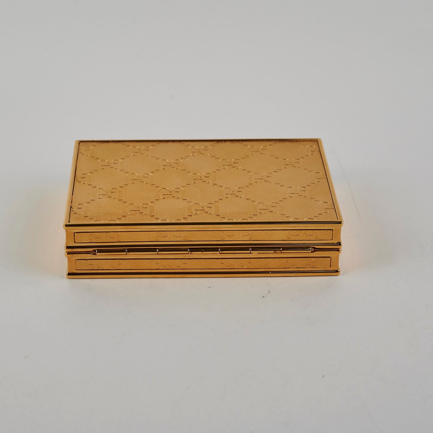 Gucci Gold Monogram Clutch