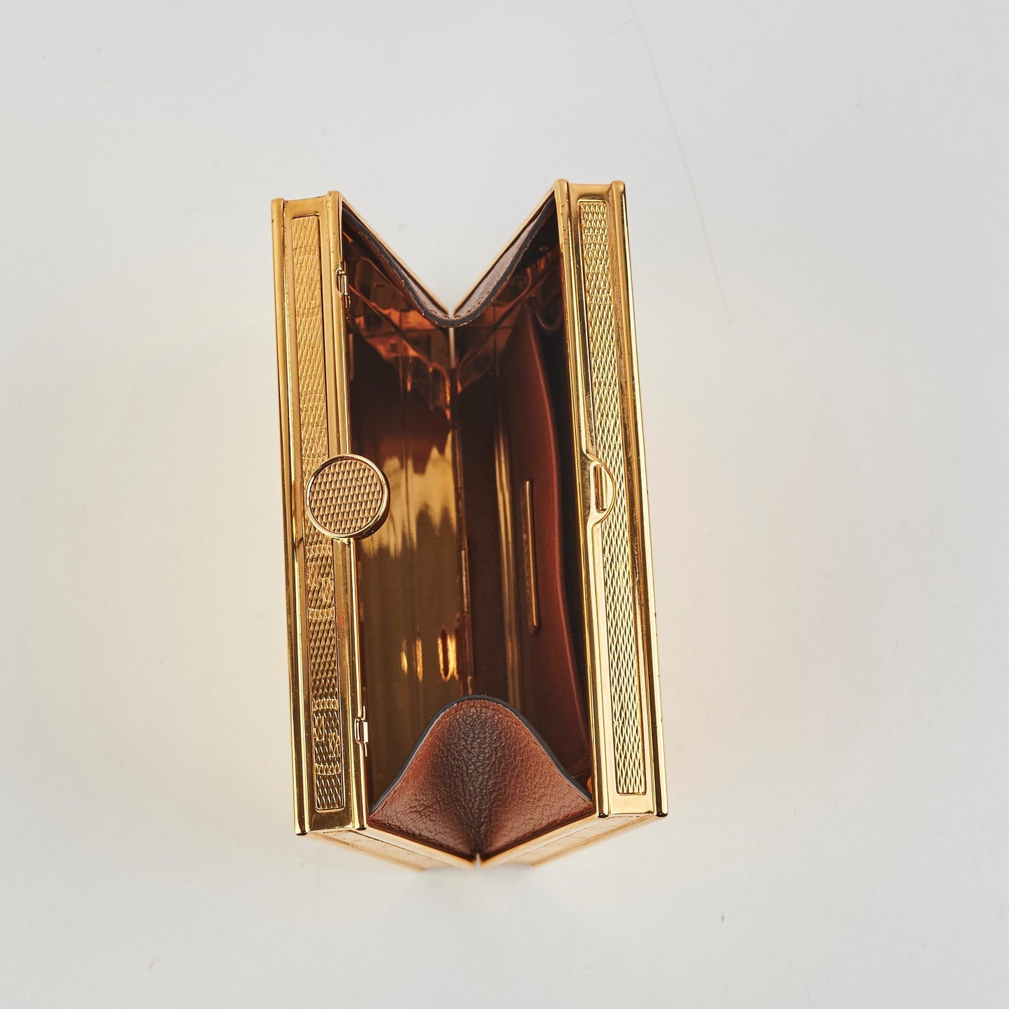 Gucci Gold Monogram Clutch