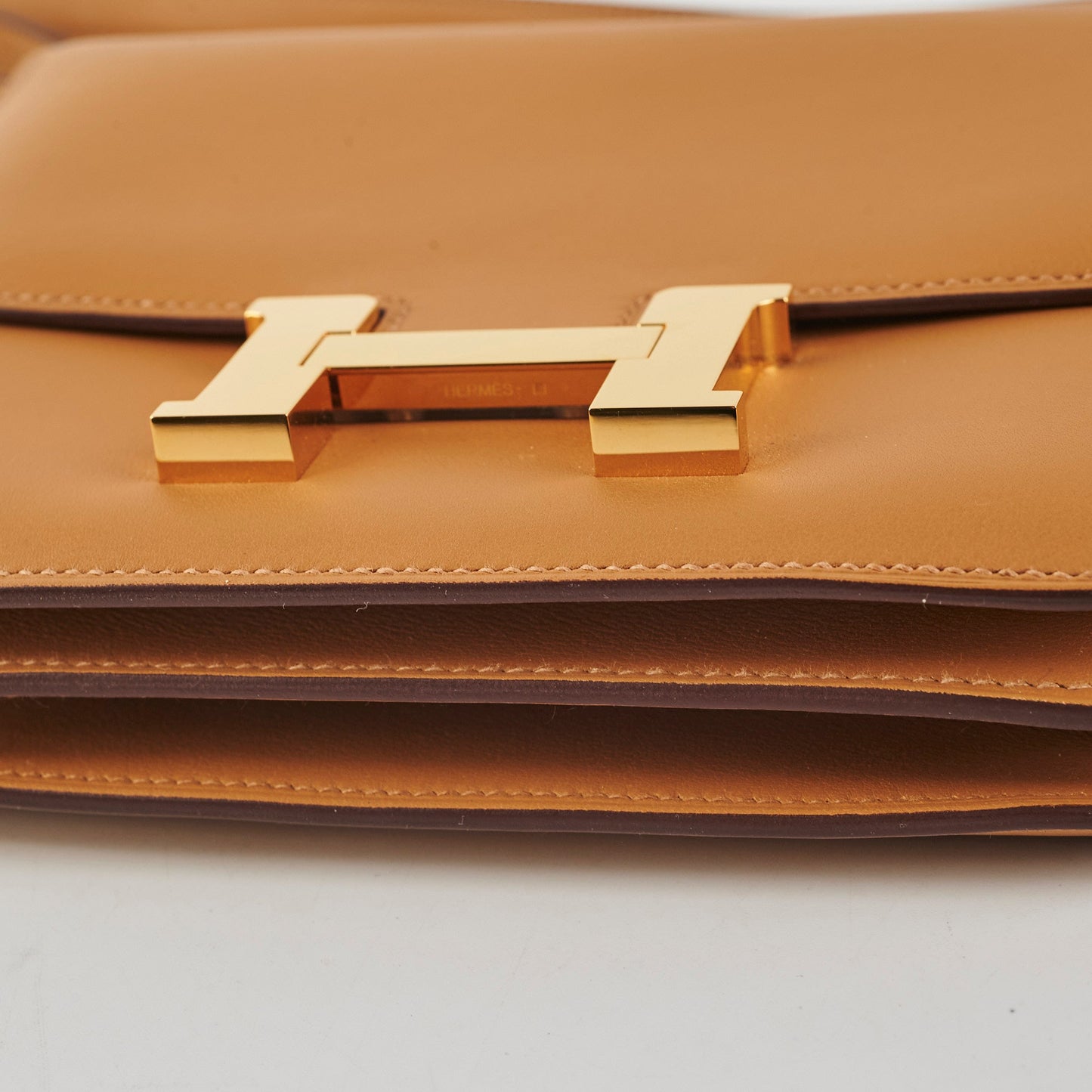 Hermes Mini Constance 18 Biscuit Z Stamp