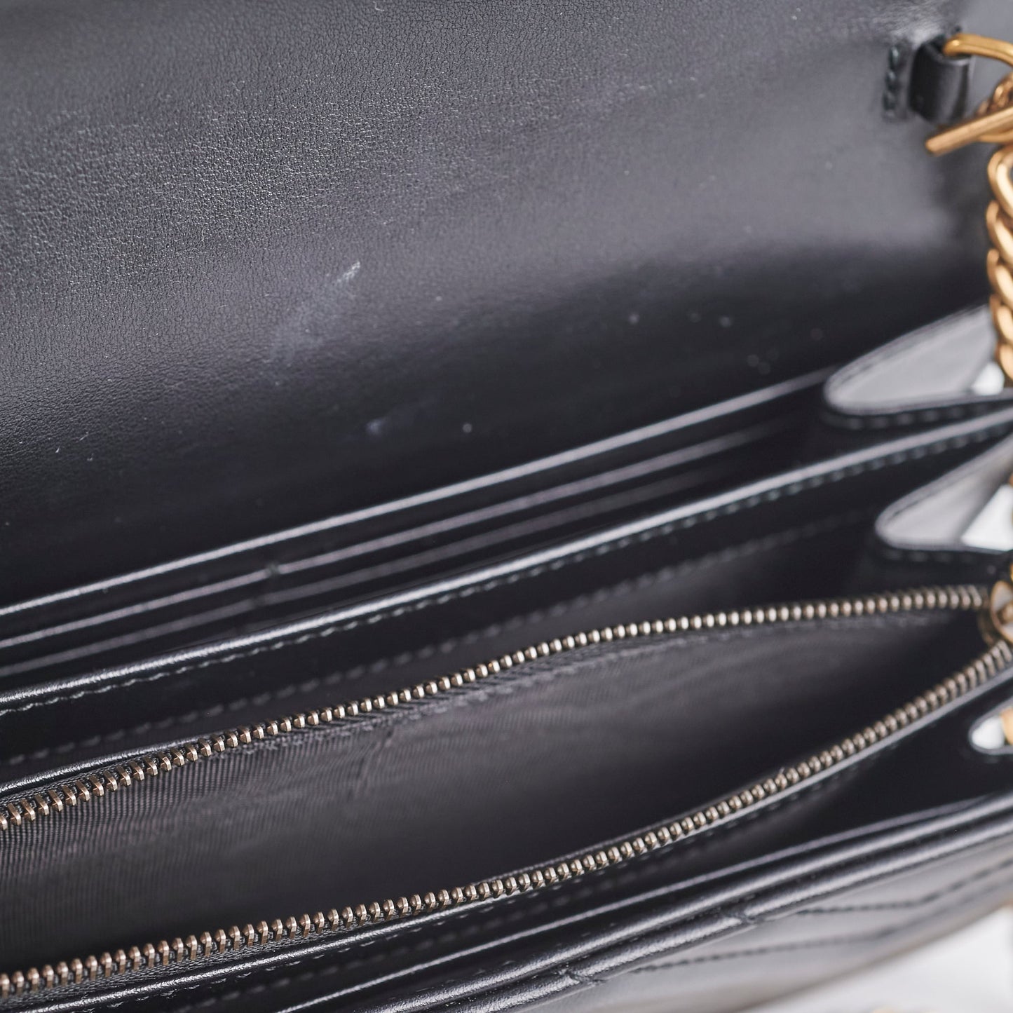 Gucci Marmont Wallet On Chain Woc Black