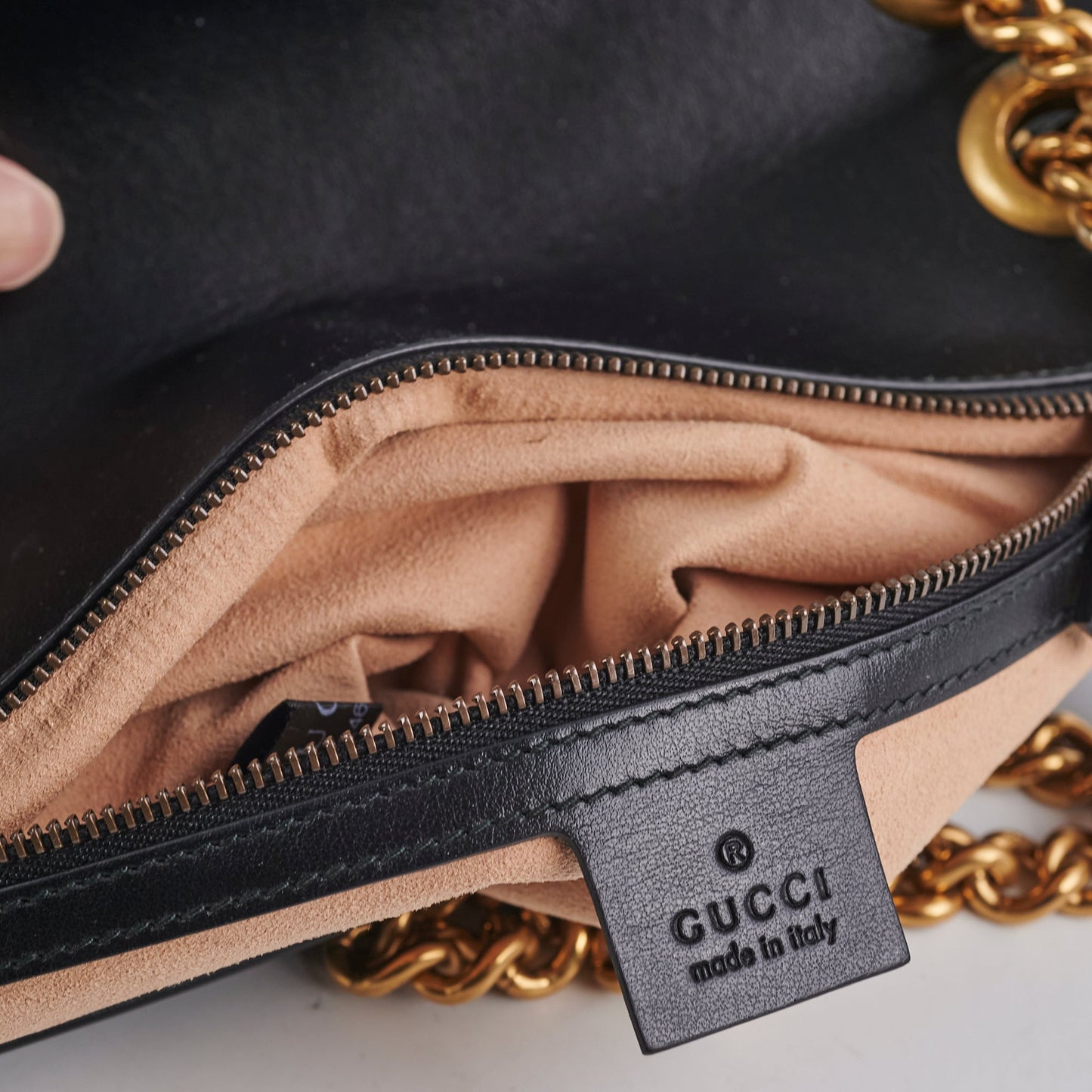 Gucci Small Marmont Shoulder Bag Black