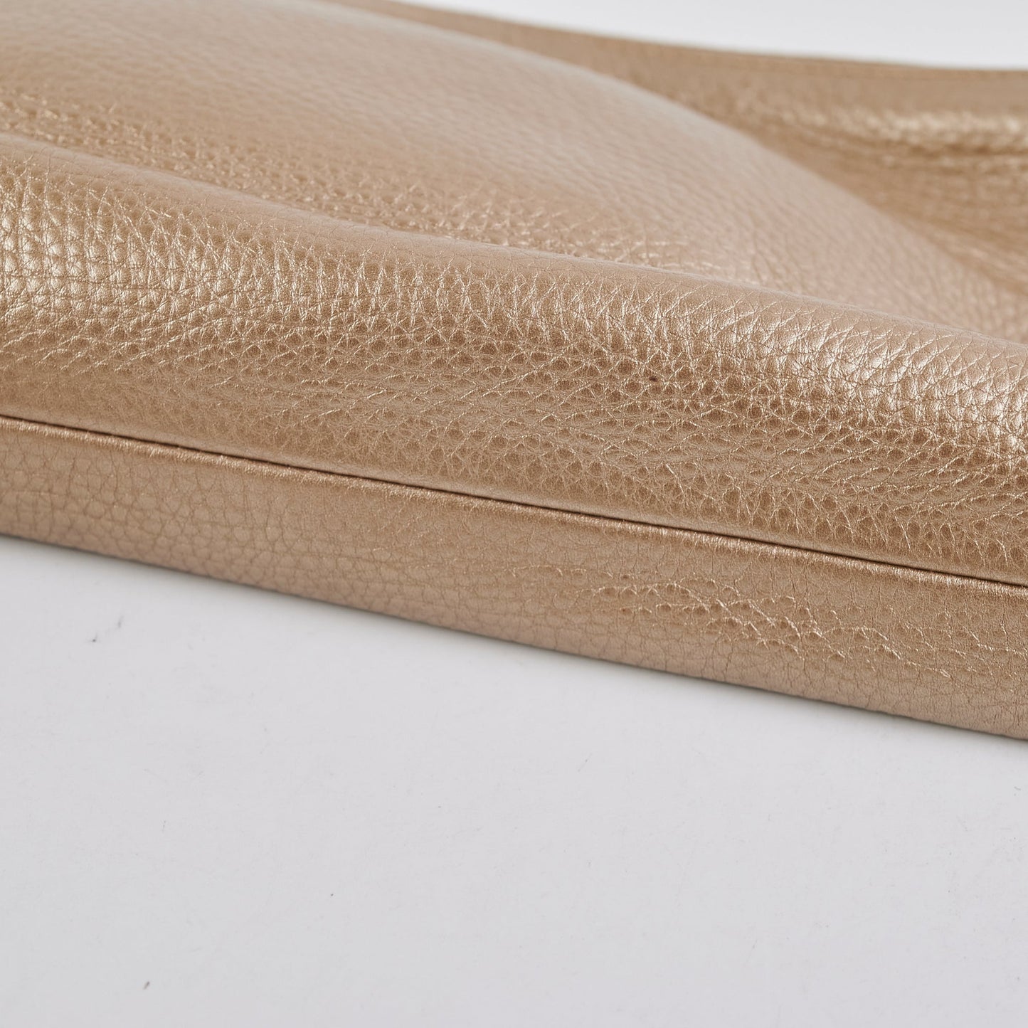 Gucci Metallic Gold Clutch