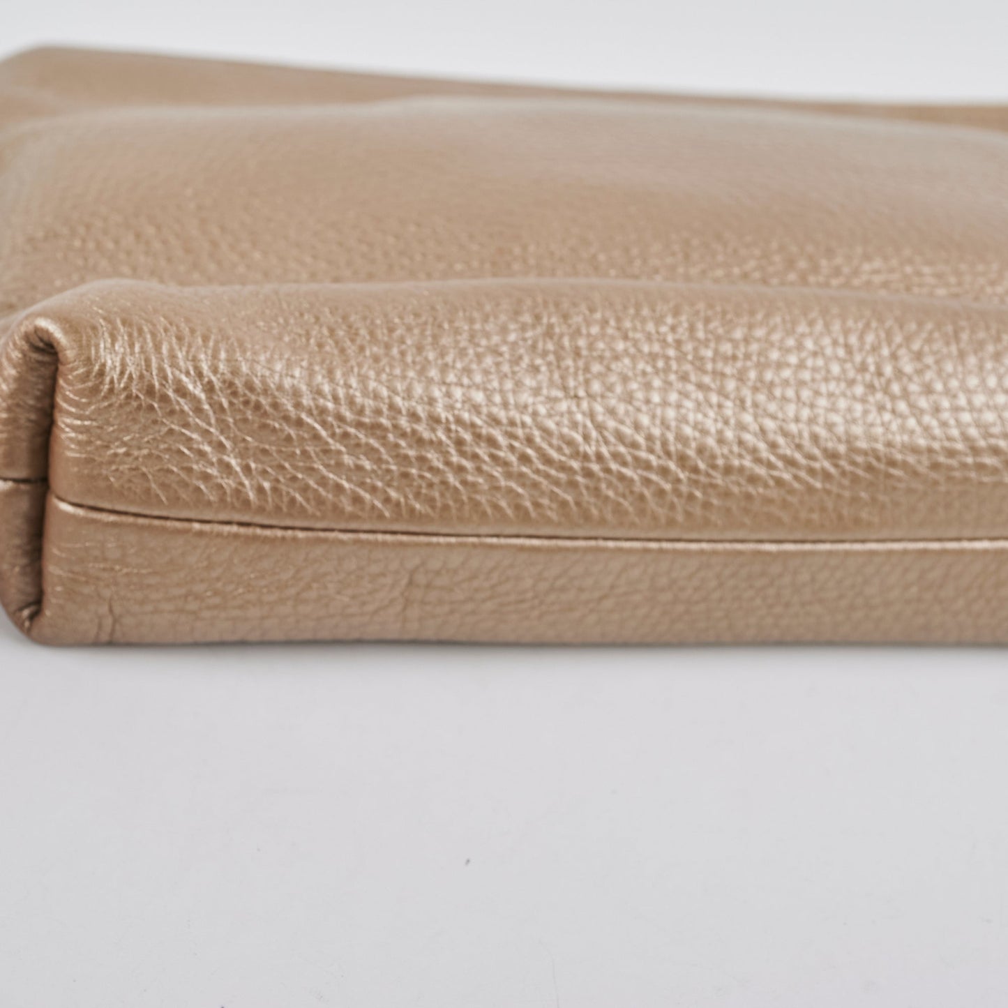 Gucci Metallic Gold Clutch