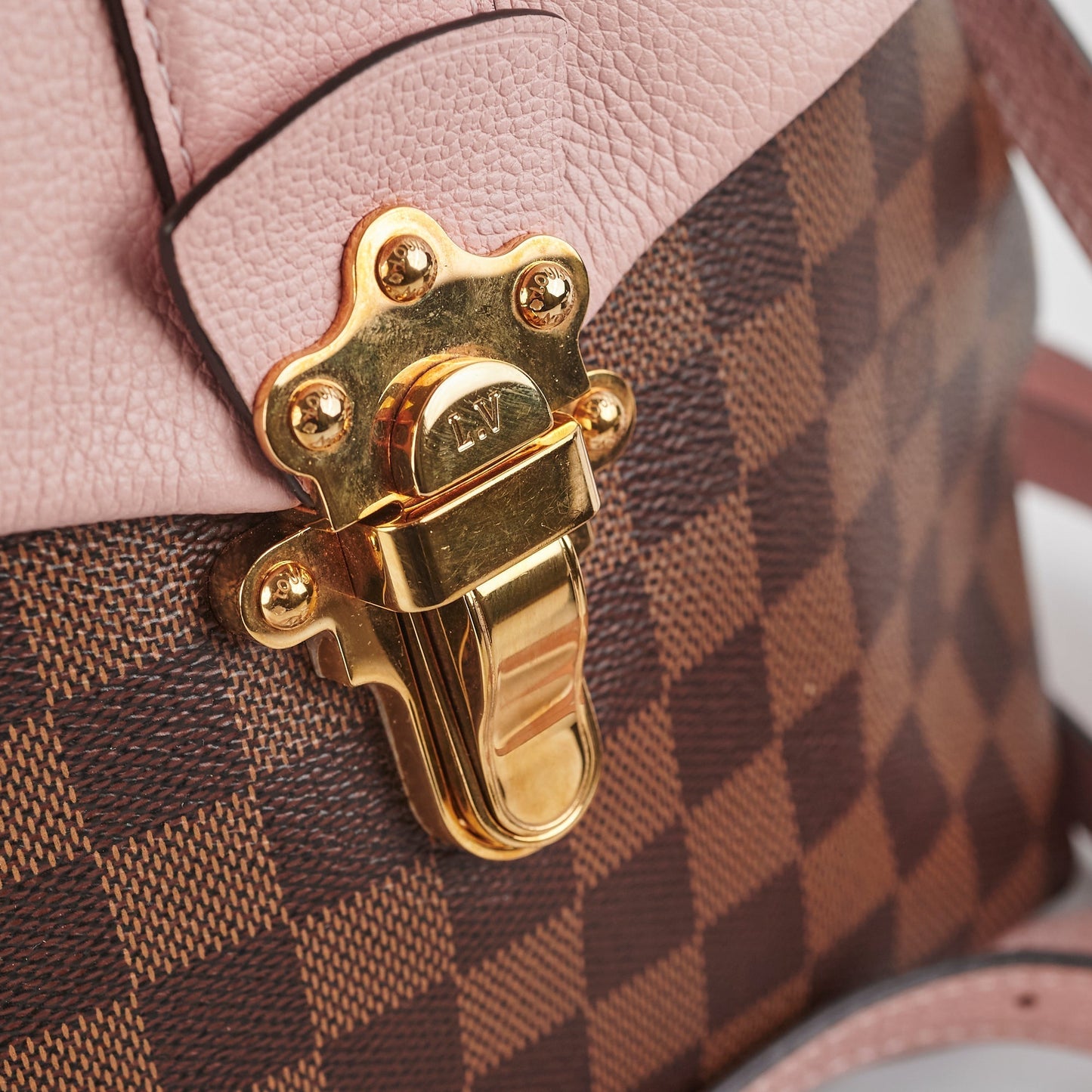 Louis Vuitton Clapton Backpack Pink/Damier Ebene