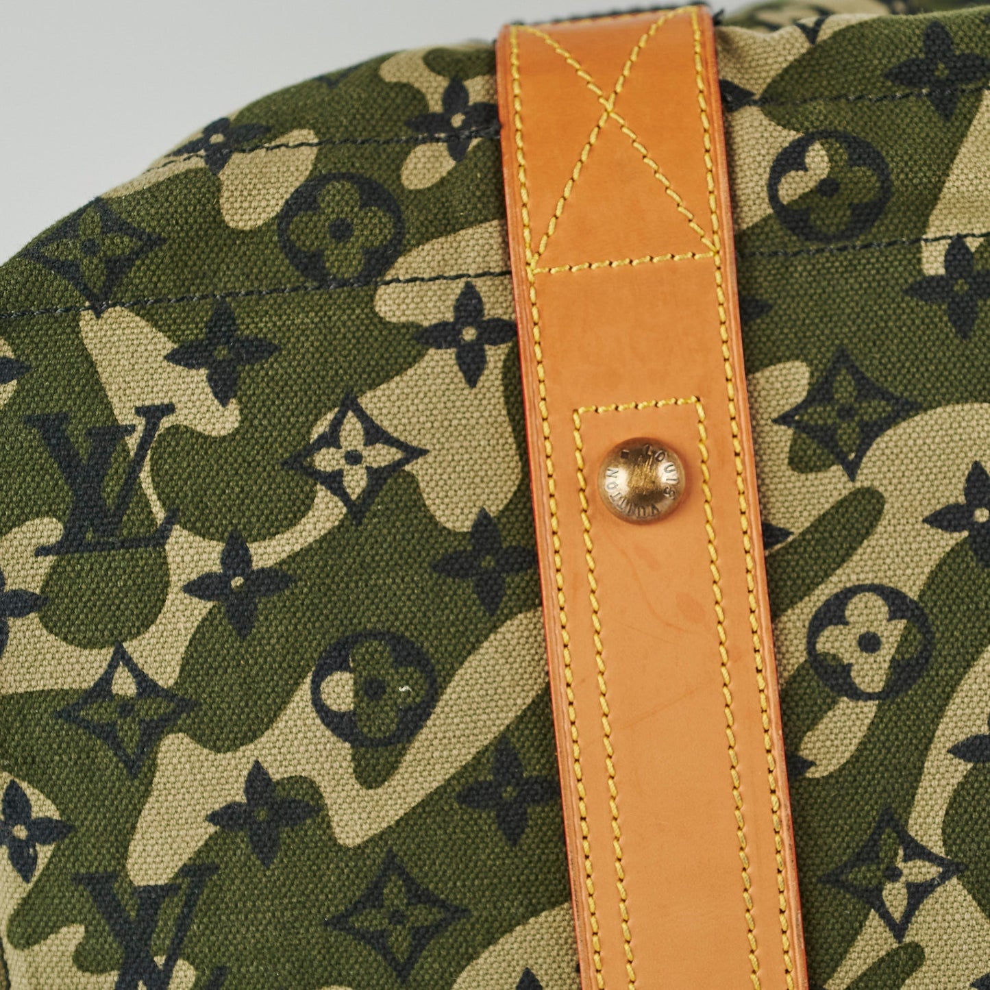 Louis Vuitton Canvas Monogramouflage Tote Shoulder Bag