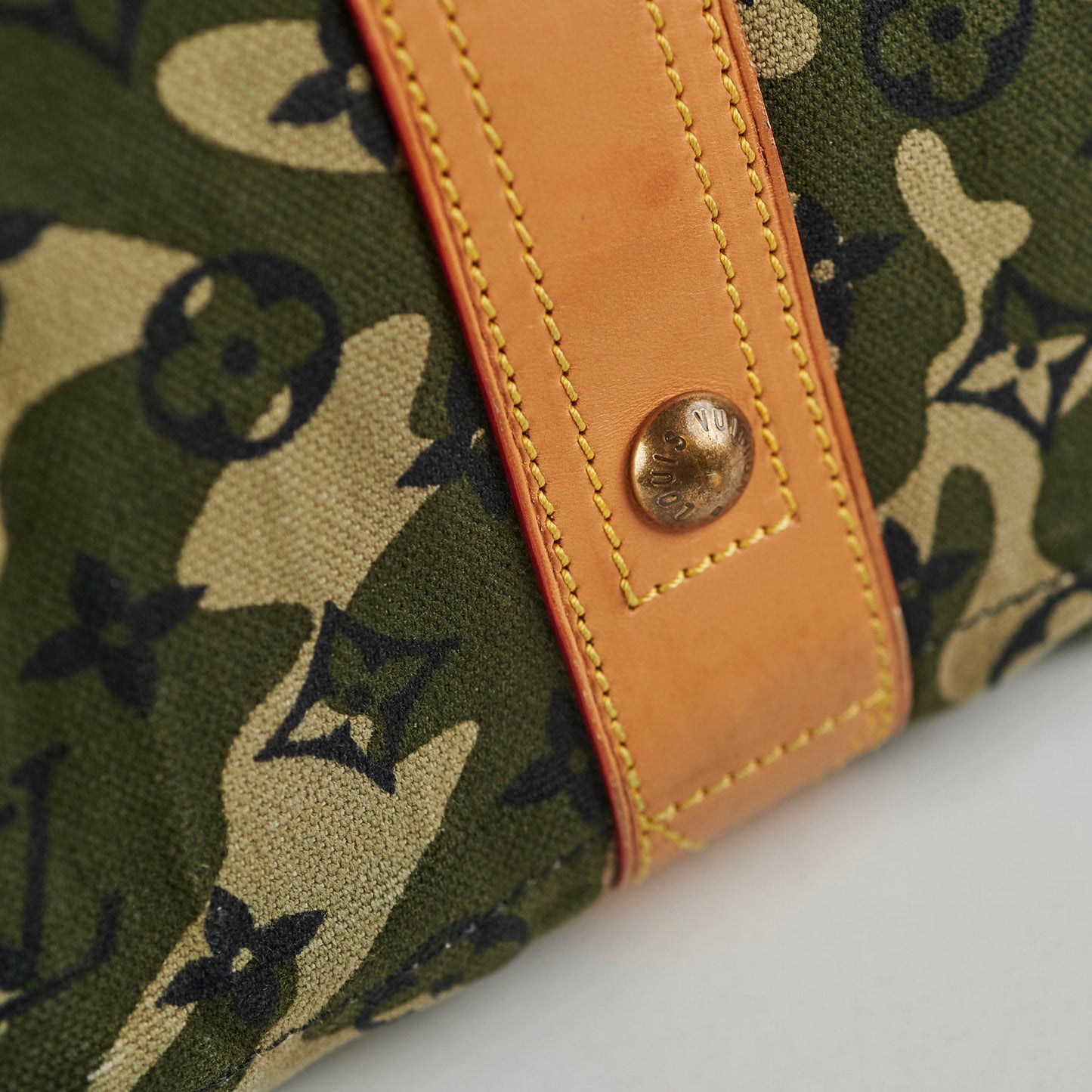 Louis Vuitton Canvas Monogramouflage Tote Shoulder Bag