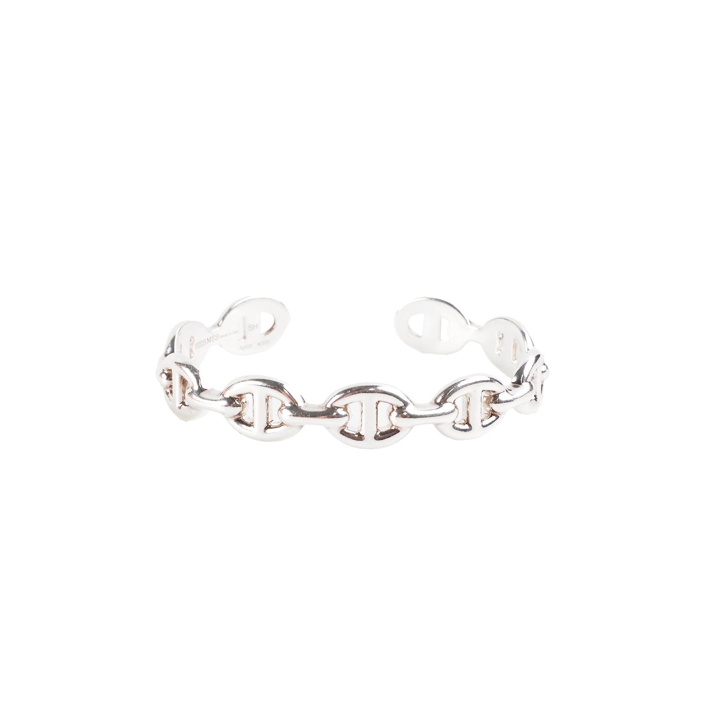 Hermes Sterling Silver Chaine D'ancre Bracelet SH