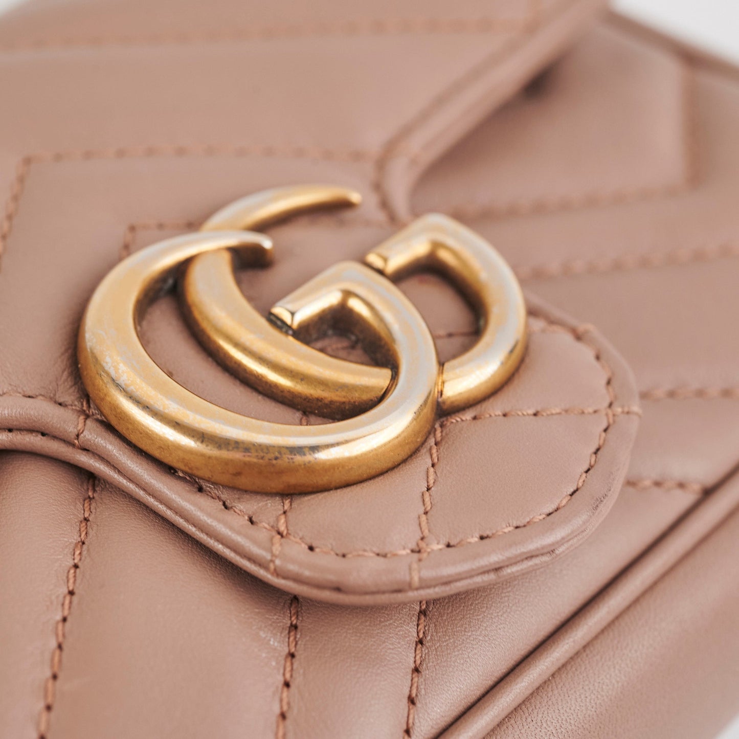 Gucci Marmont Super Mini Dusty Pink