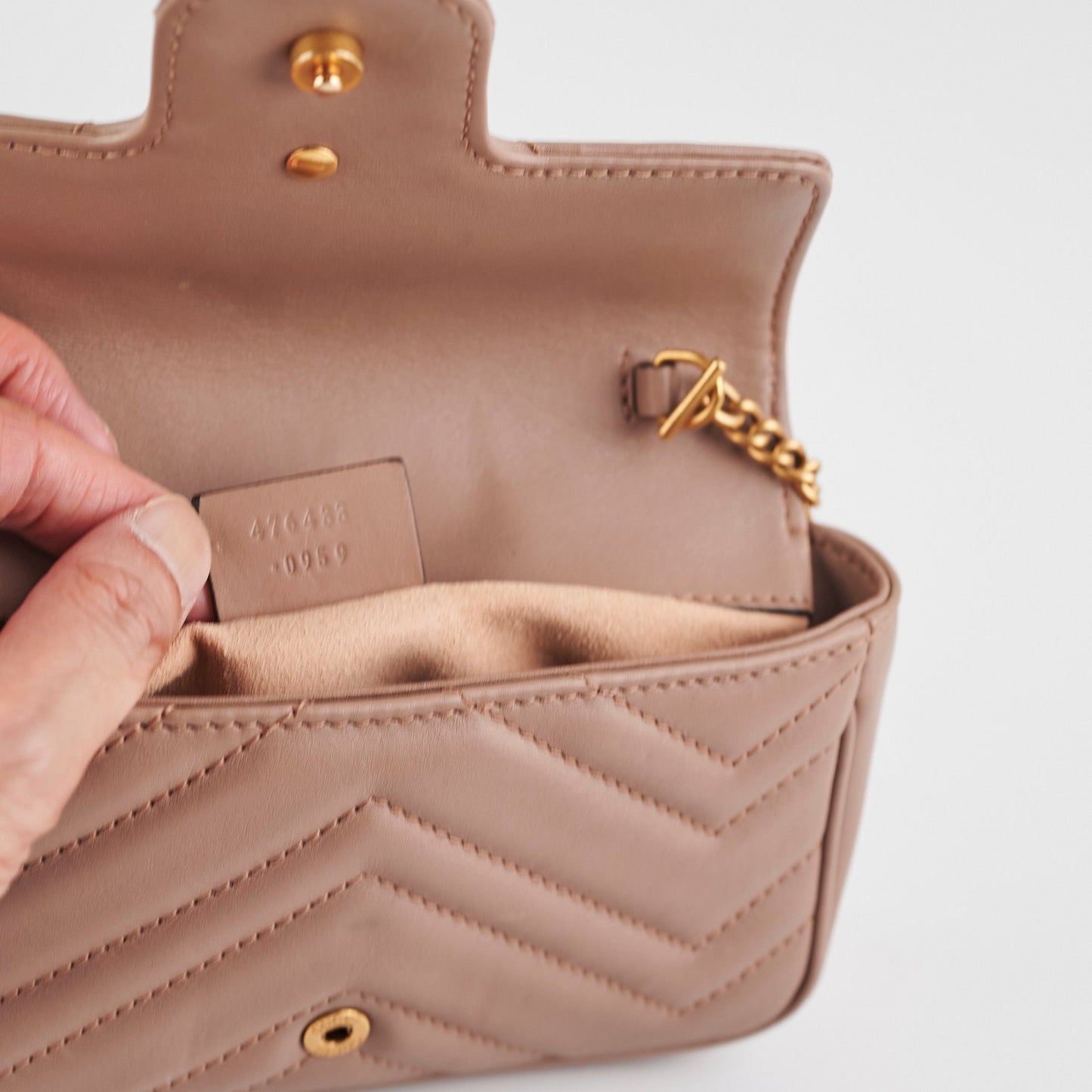 Gucci Marmont Super Mini Dusty Pink