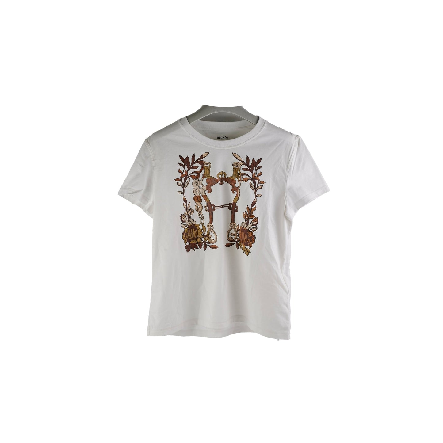 Hermes Print Women's Tee Size 38