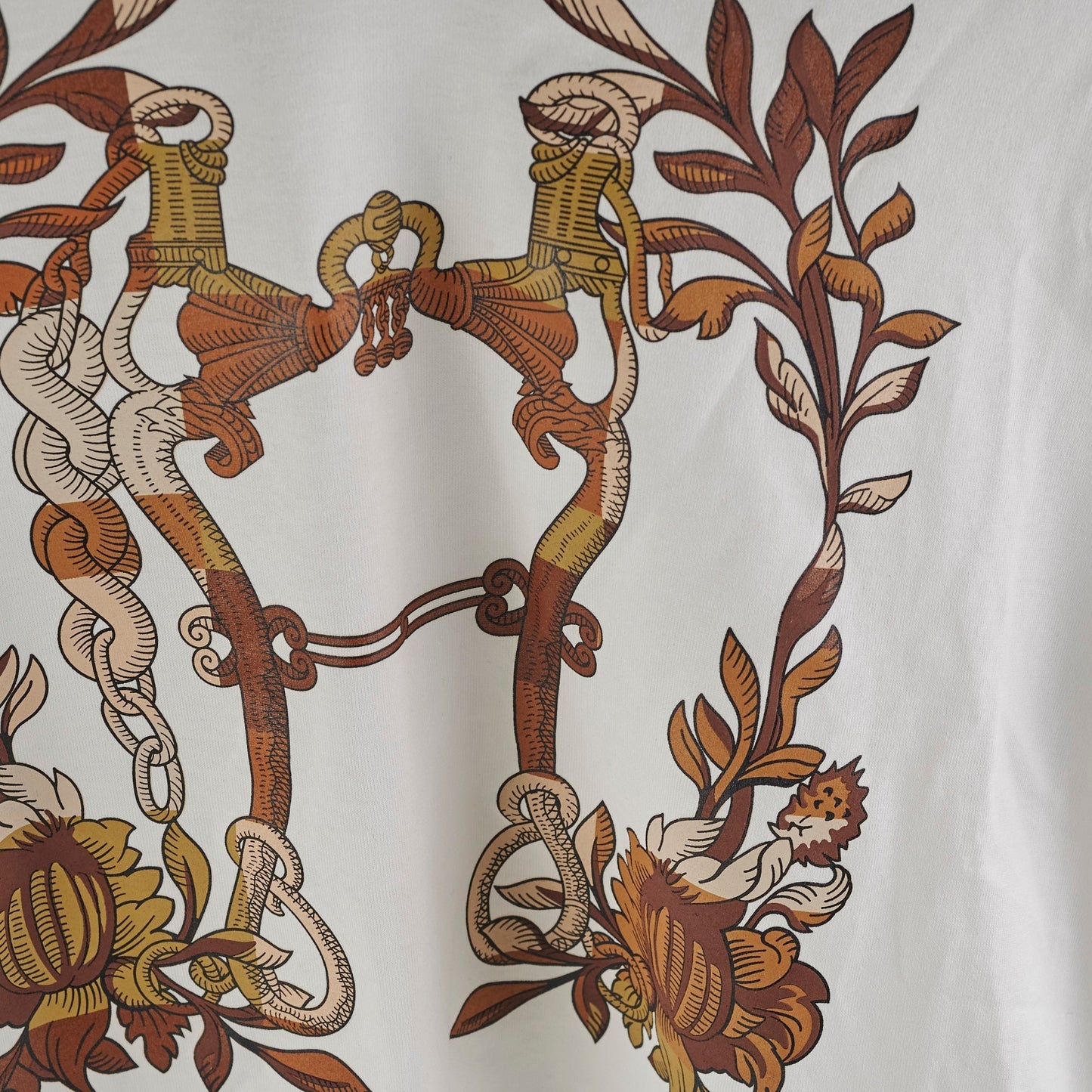 Hermes Print Women's Tee Size 38