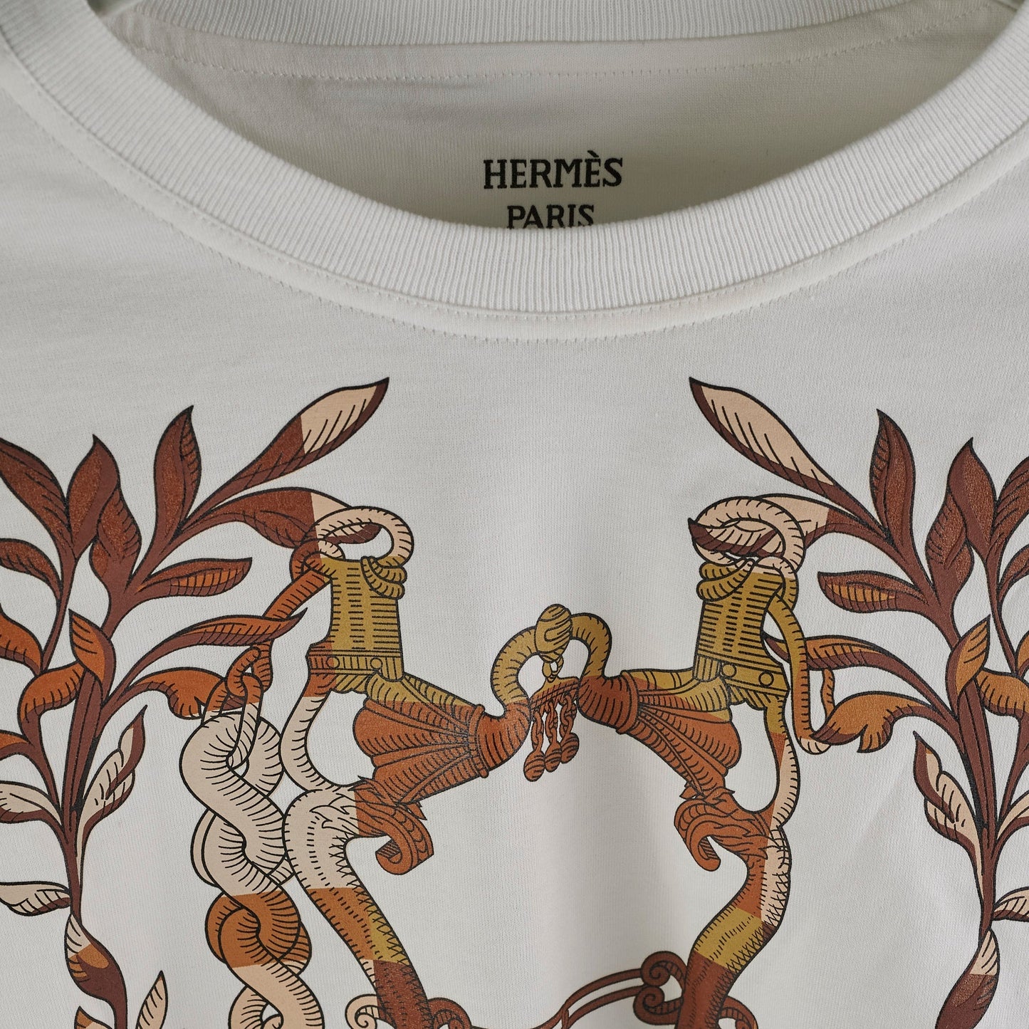 Hermes Print Women's Tee Size 38