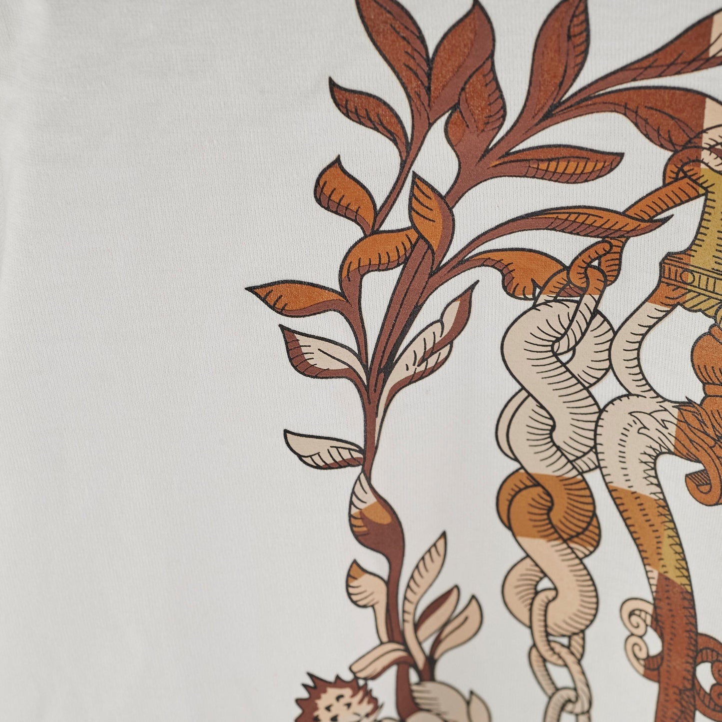 Hermes Print Women's Tee Size 38