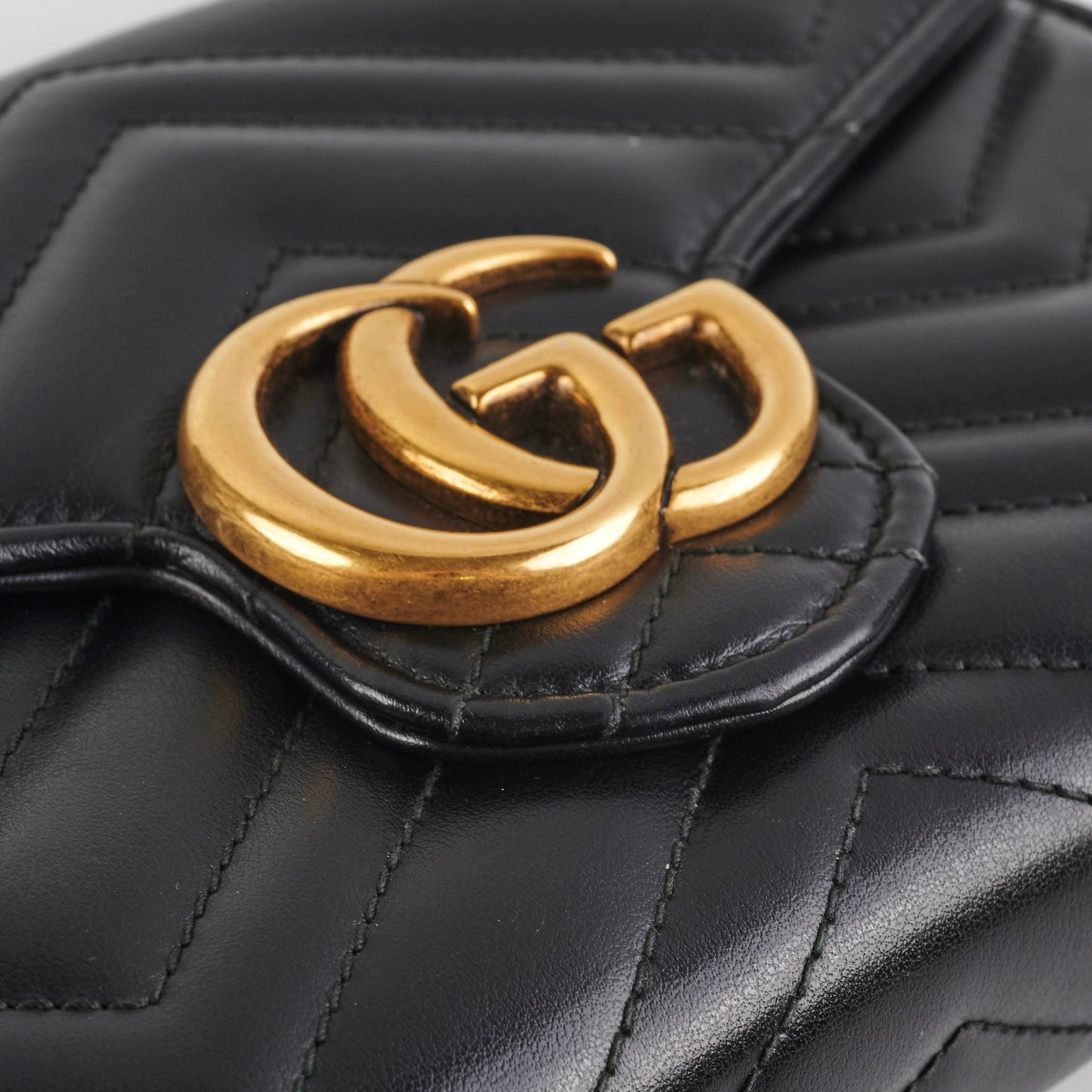 Gucci Marmont Wallet on Chain WOC Black