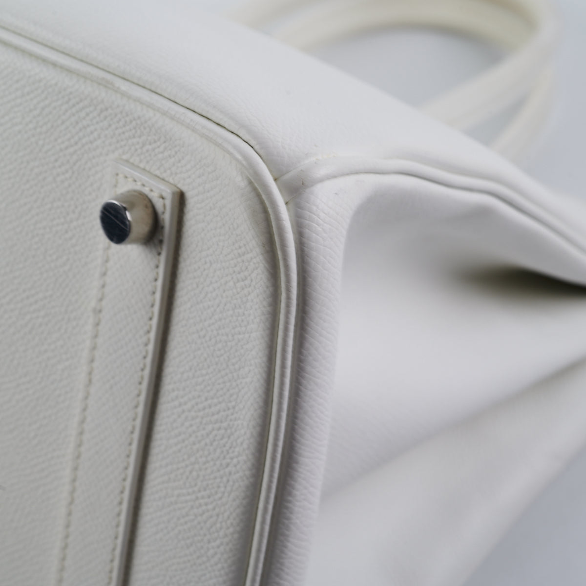Hermes Birkin 35 Blanc Stamp [J]