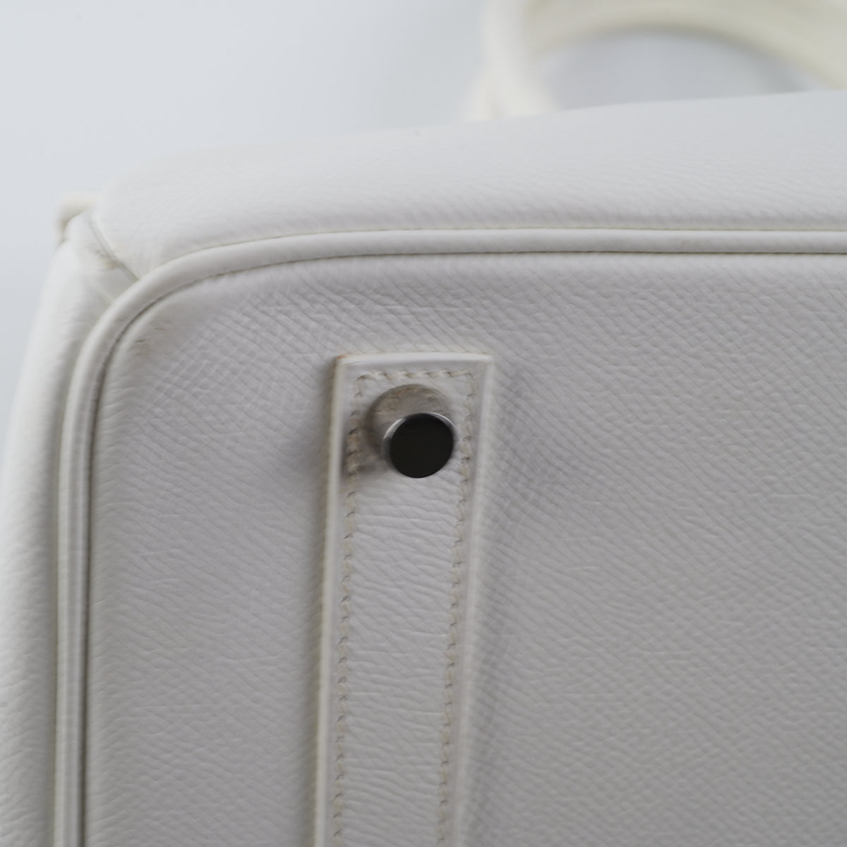 Hermes Birkin 35 Blanc Stamp [J]