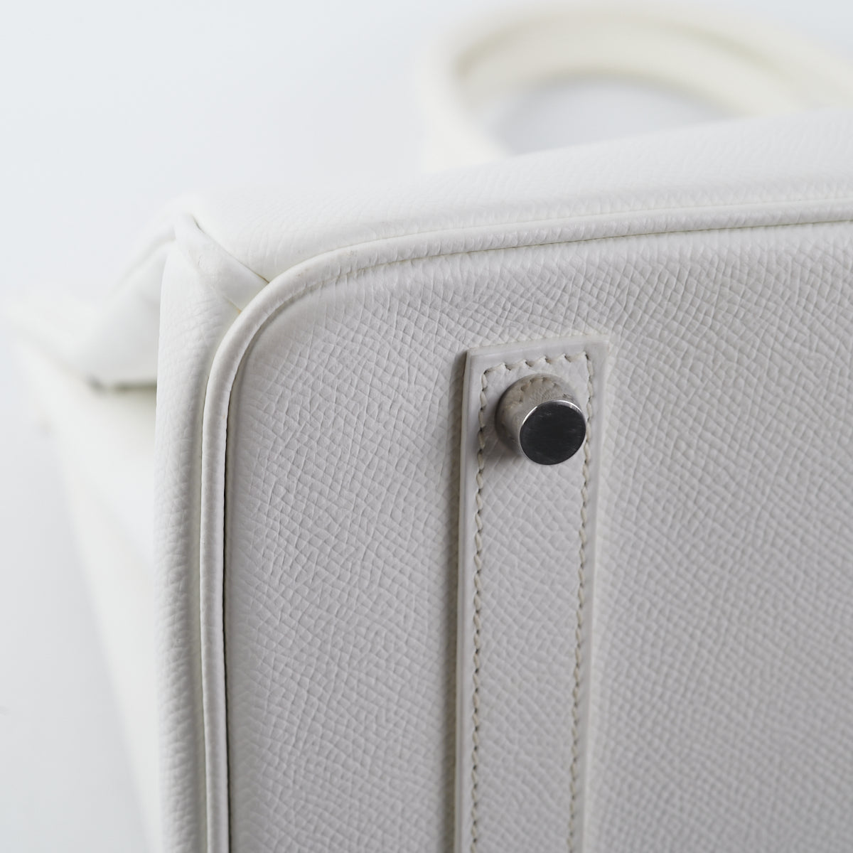 Hermes Birkin 35 Blanc Stamp [J]