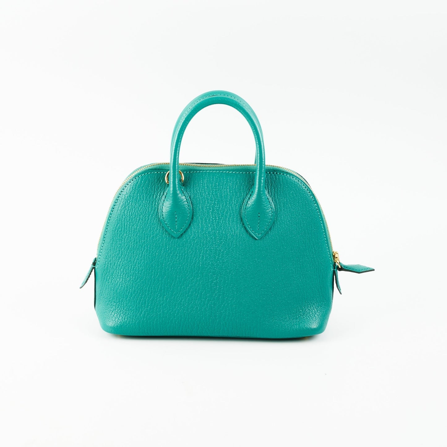 Hermes Mini Bolide Vert Verone D Stamp