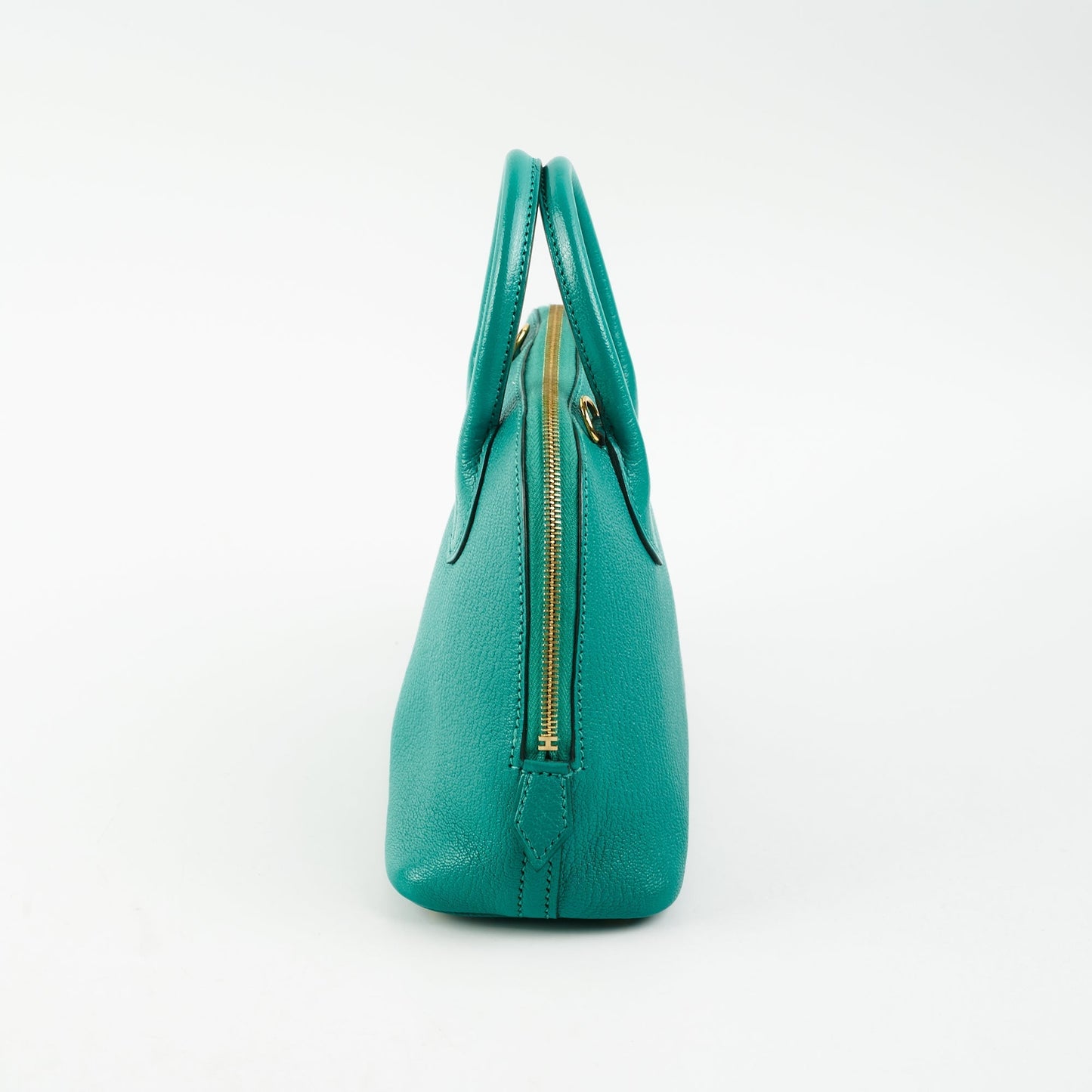 Hermes Mini Bolide Vert Verone D Stamp
