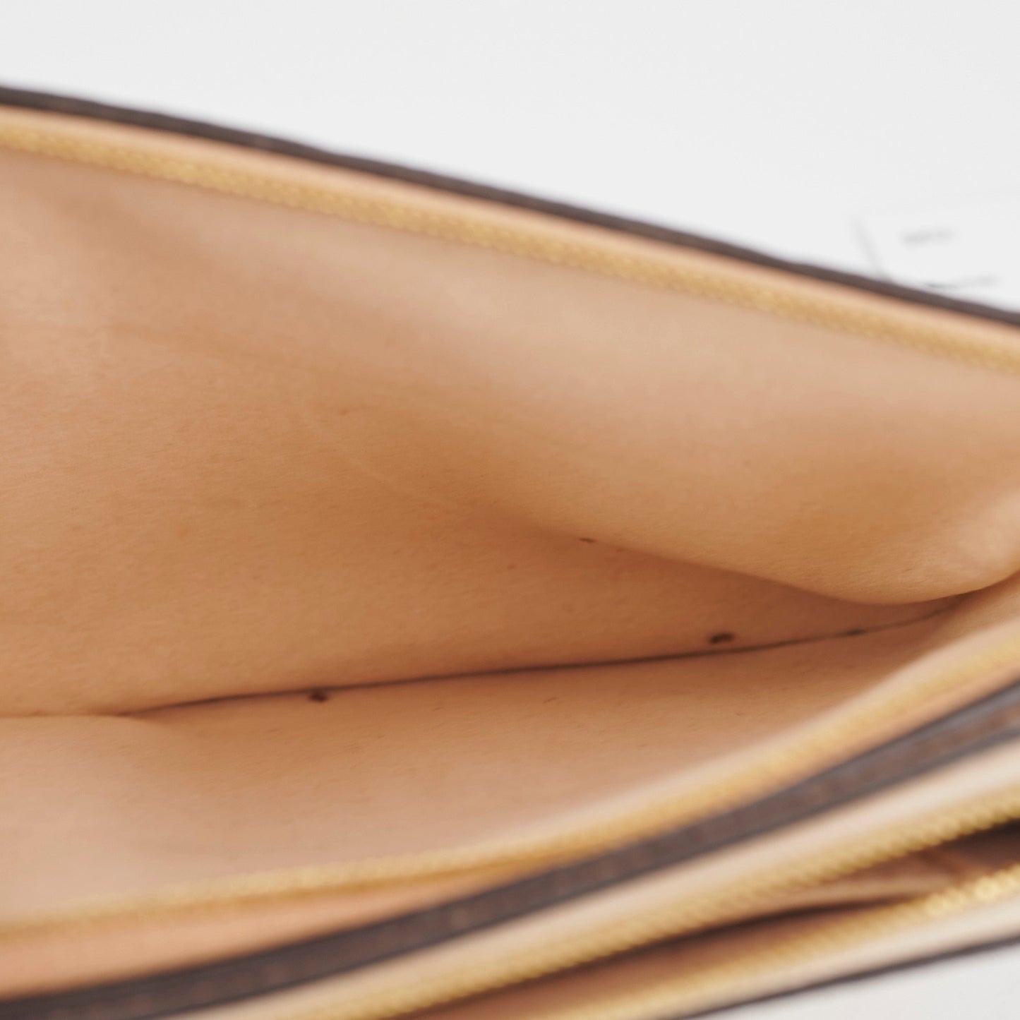 Louis Vuitton Double Zip Pochette Beige/Cream