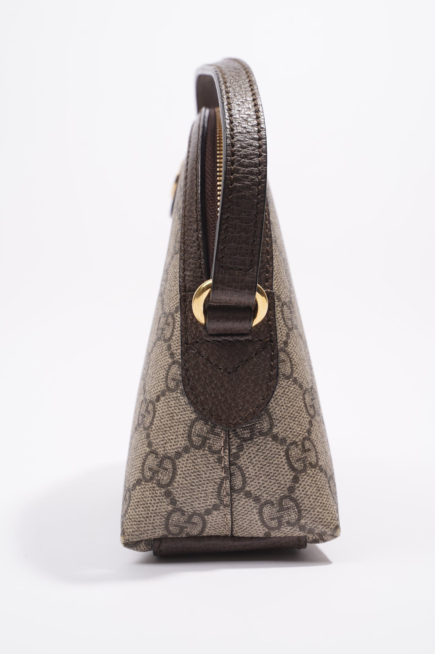Gucci Ophidia Dome Bag Supreme / Brown Coated Canvas Small