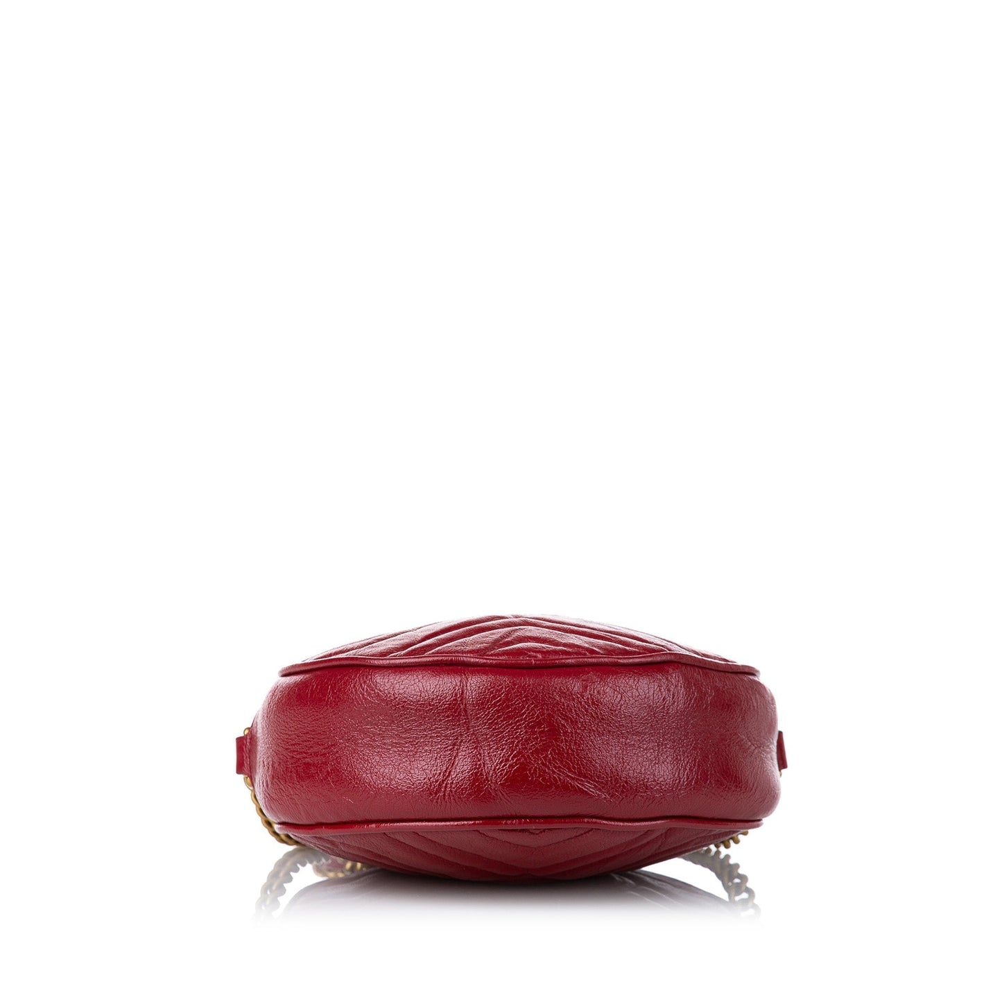 Gucci GG Marmont Round Red Leather