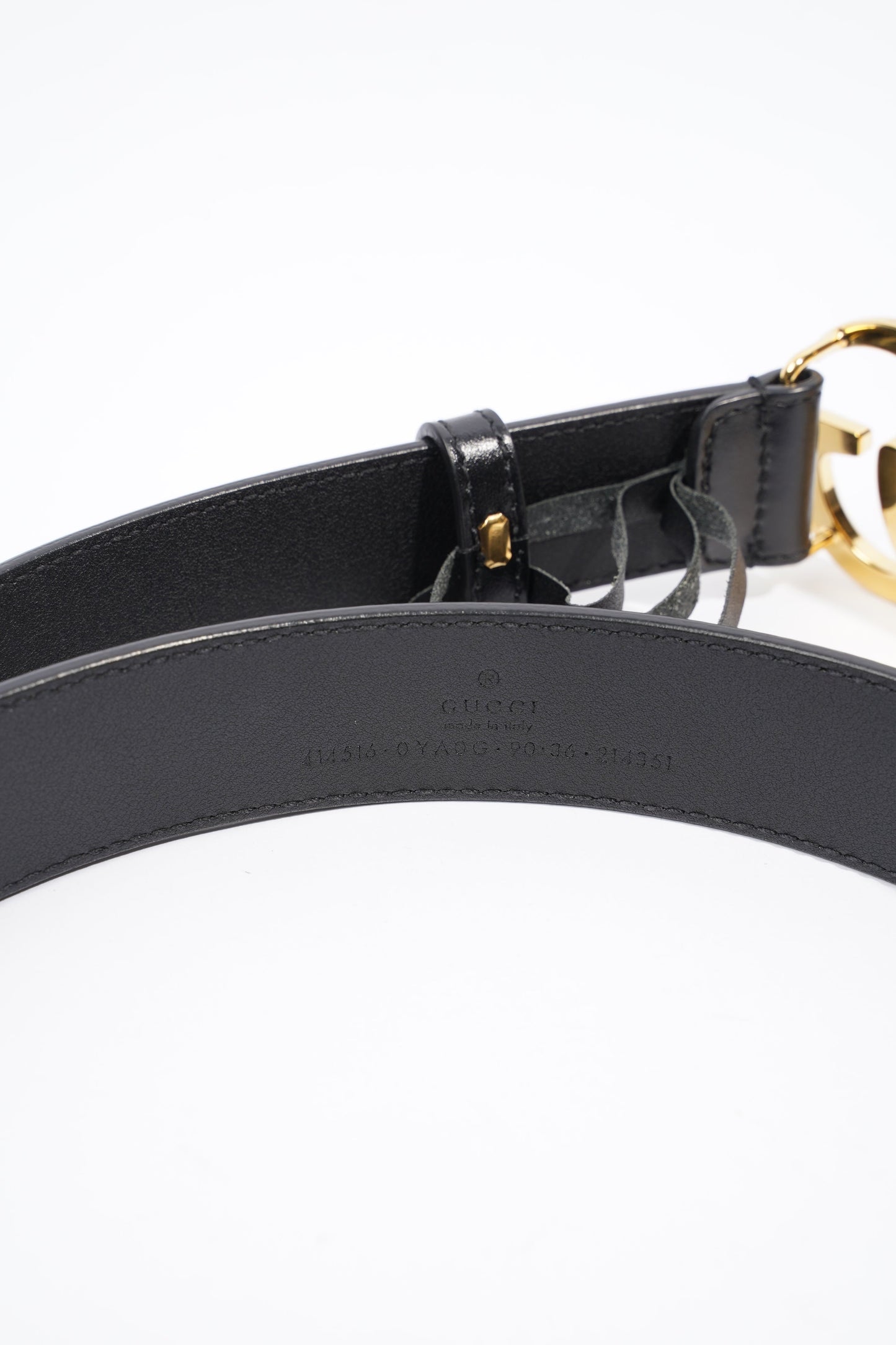Gucci Marmont Belt Black Leather 90cm 36"