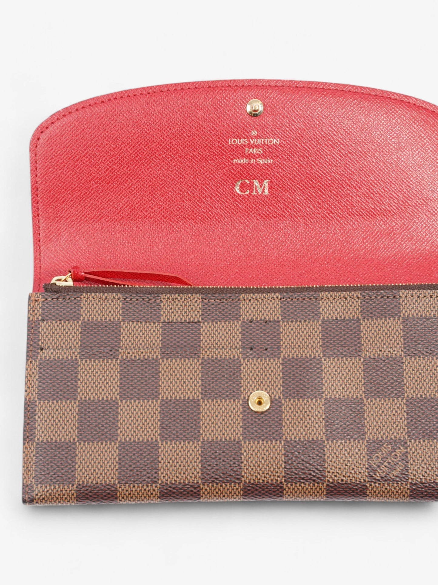 Louis Vuitton Emilie Damier Ebene Coated Canvas