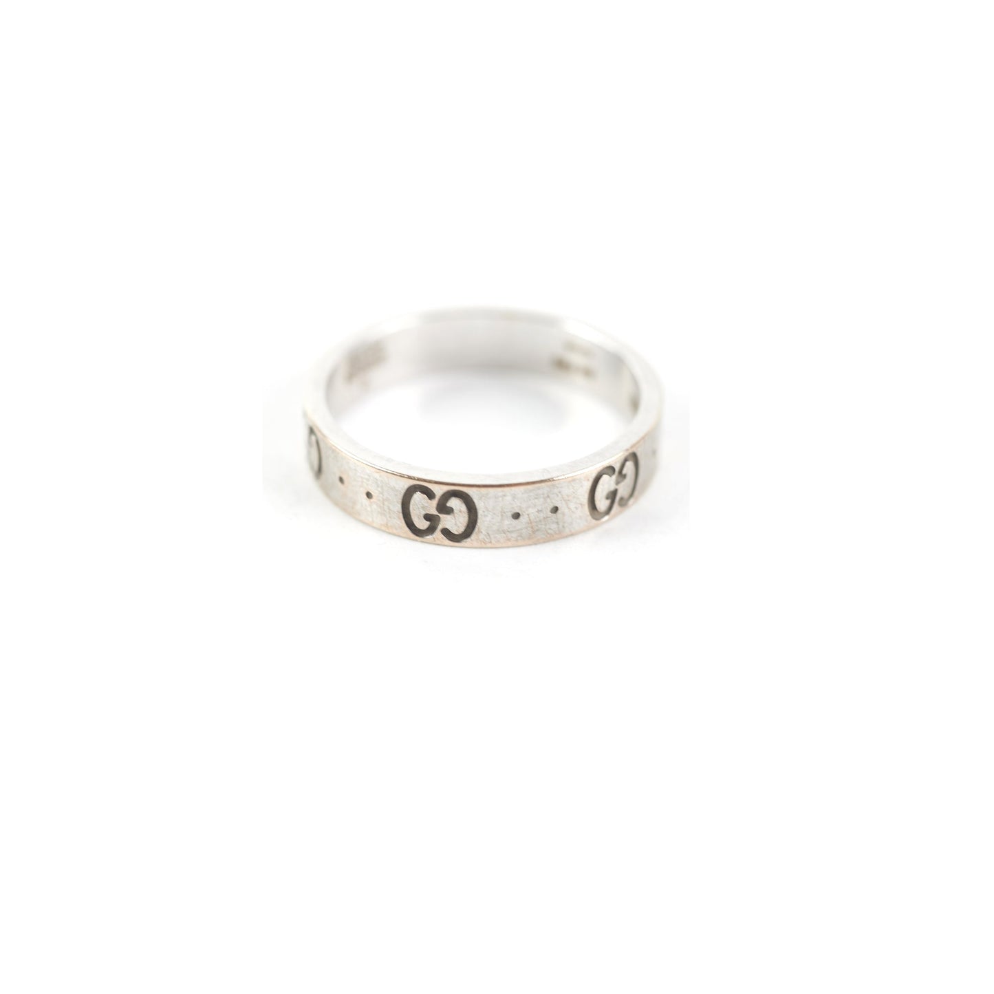 Gucci Icon Interlocking G Band Ring Size 54
