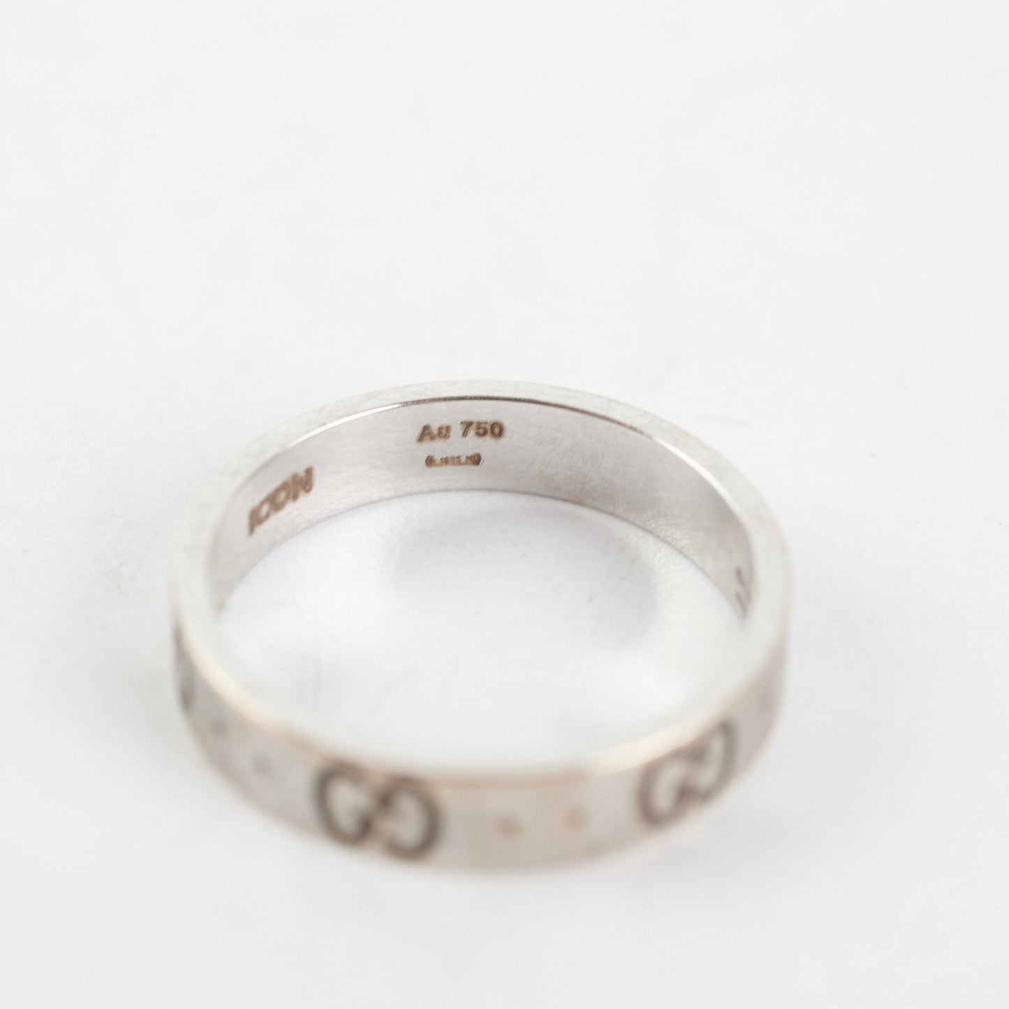 Gucci Icon Interlocking G Band Ring Size 54