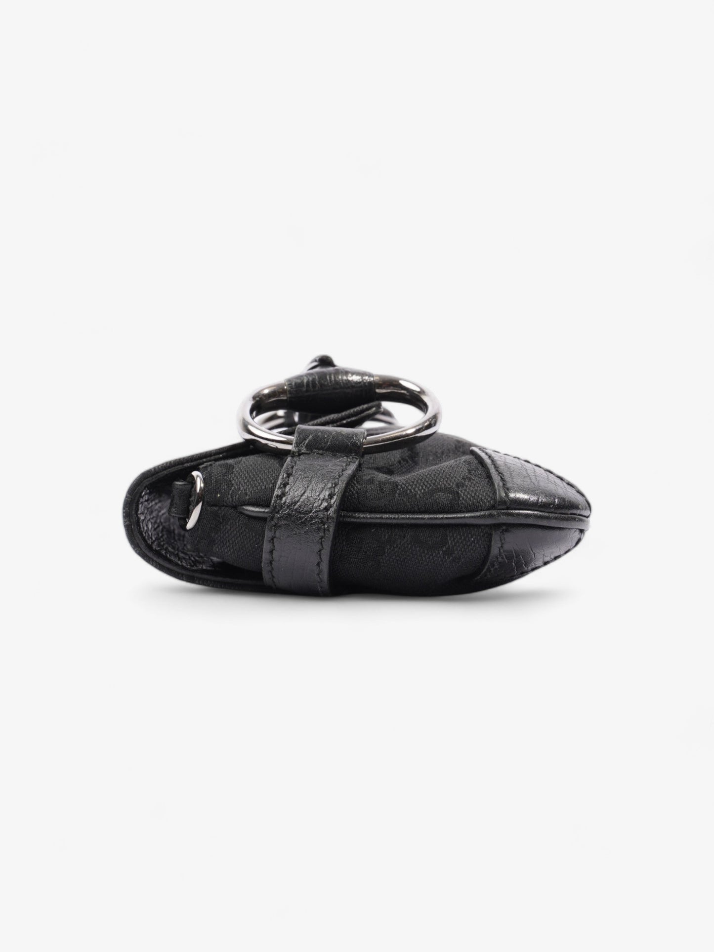 Gucci Horsebit Chain Clutch Black GG Supreme Canvas