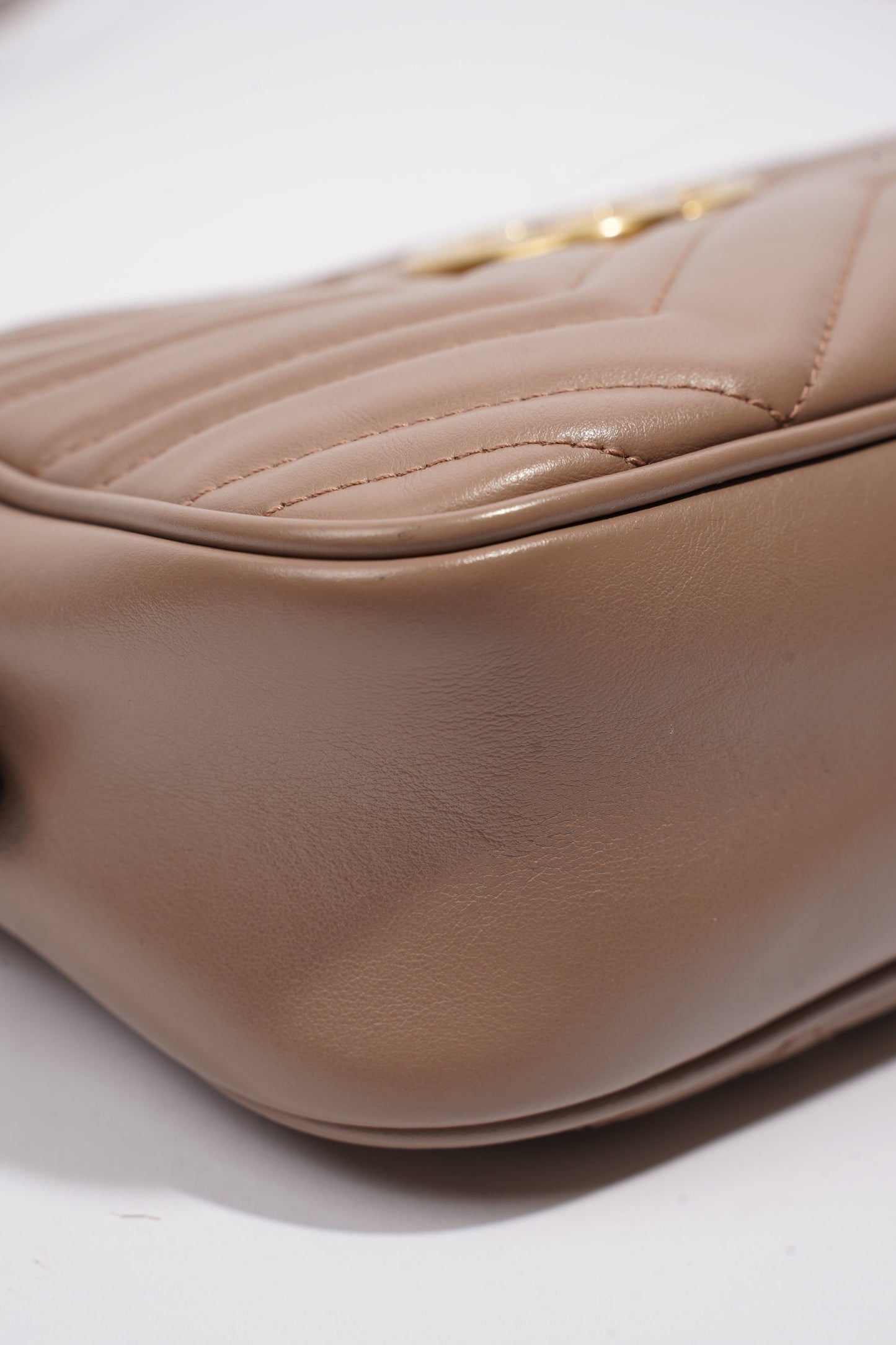 Gucci Marmont Zip Dusty Pink Matelasse Leather Small