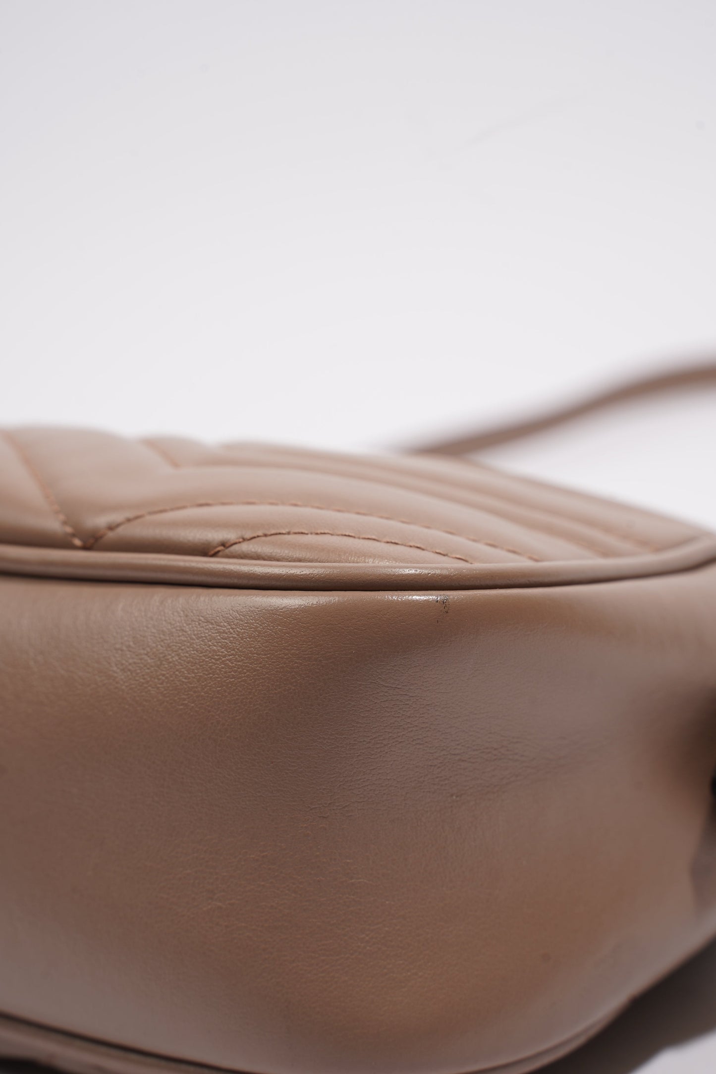 Gucci Marmont Zip Dusty Pink Matelasse Leather Small