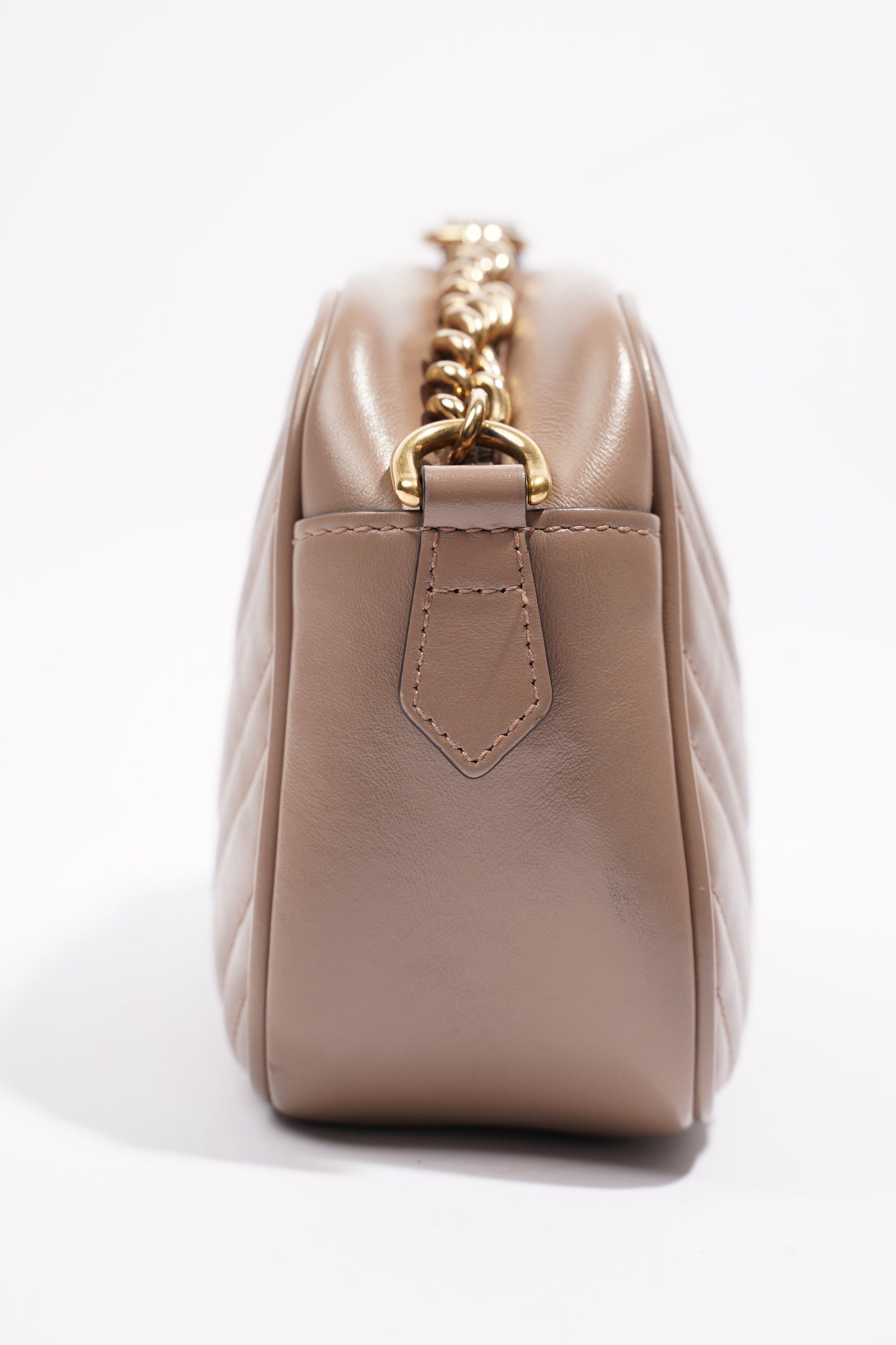 Gucci Marmont Zip Dusty Pink Matelasse Leather Small