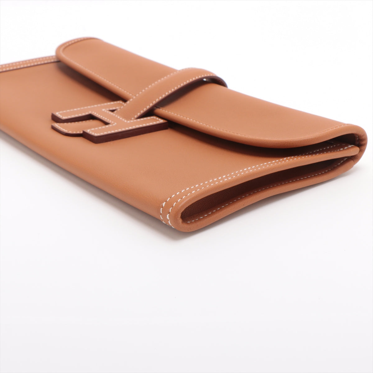 Hermes Jige Clutch Gold