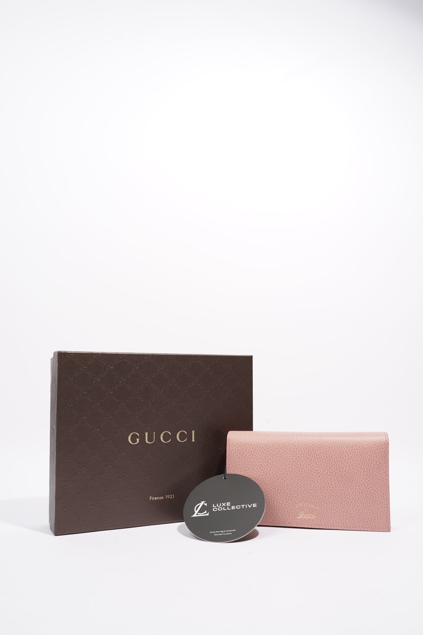 Gucci Swing Shoulder Bag Pink Leather