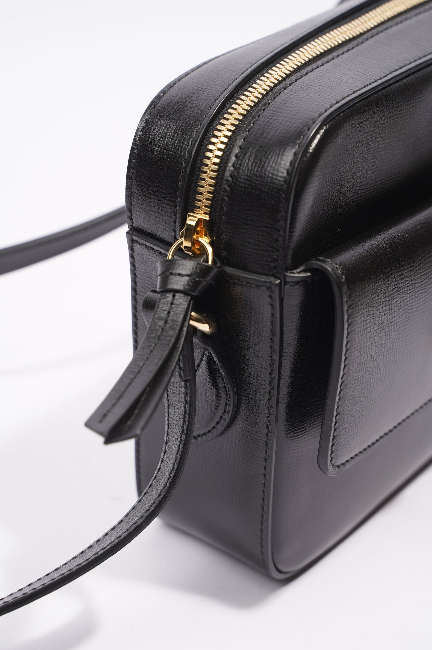 Gucci Horsebit 1955 Small Shoulder Bag Black Black Leather Small