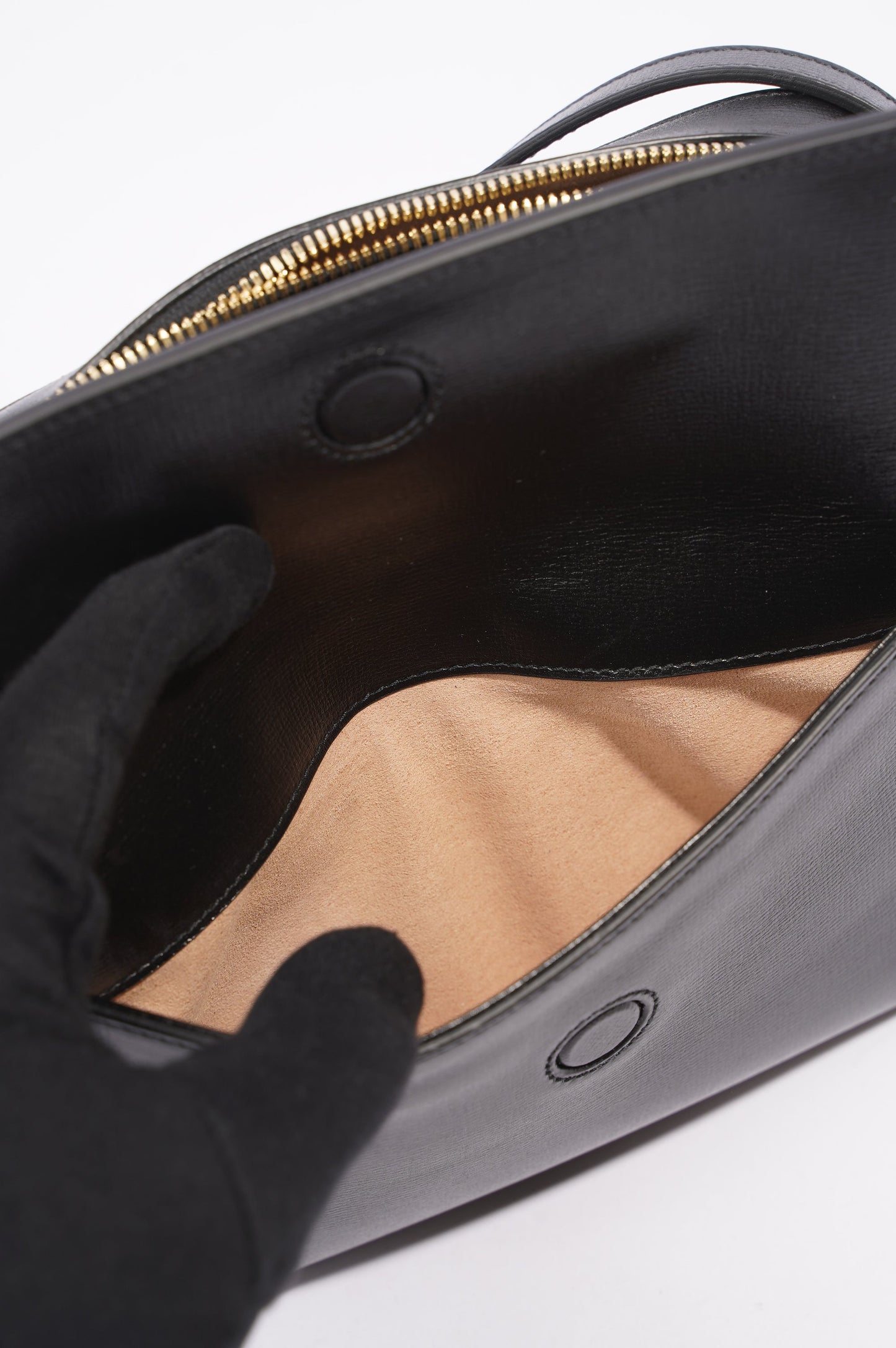 Gucci Horsebit 1955 Small Shoulder Bag Black Black Leather Small