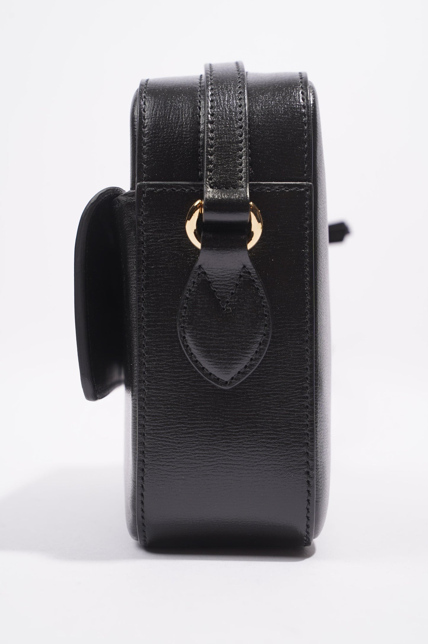 Gucci Horsebit 1955 Small Shoulder Bag Black Black Leather Small