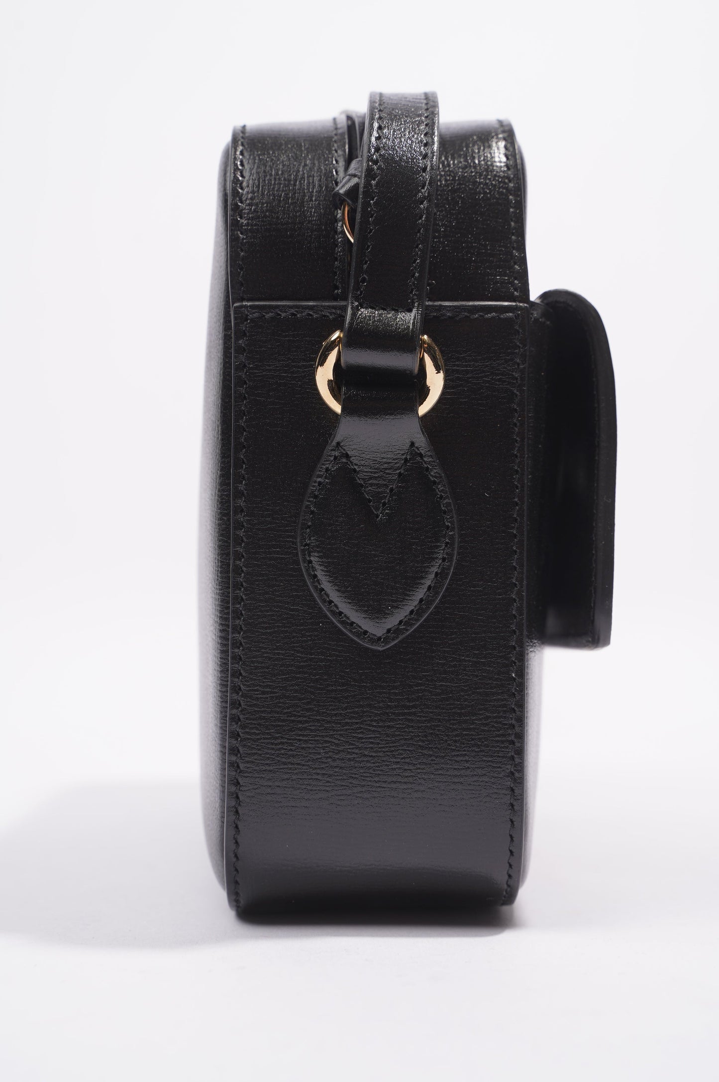 Gucci Horsebit 1955 Small Shoulder Bag Black Black Leather Small